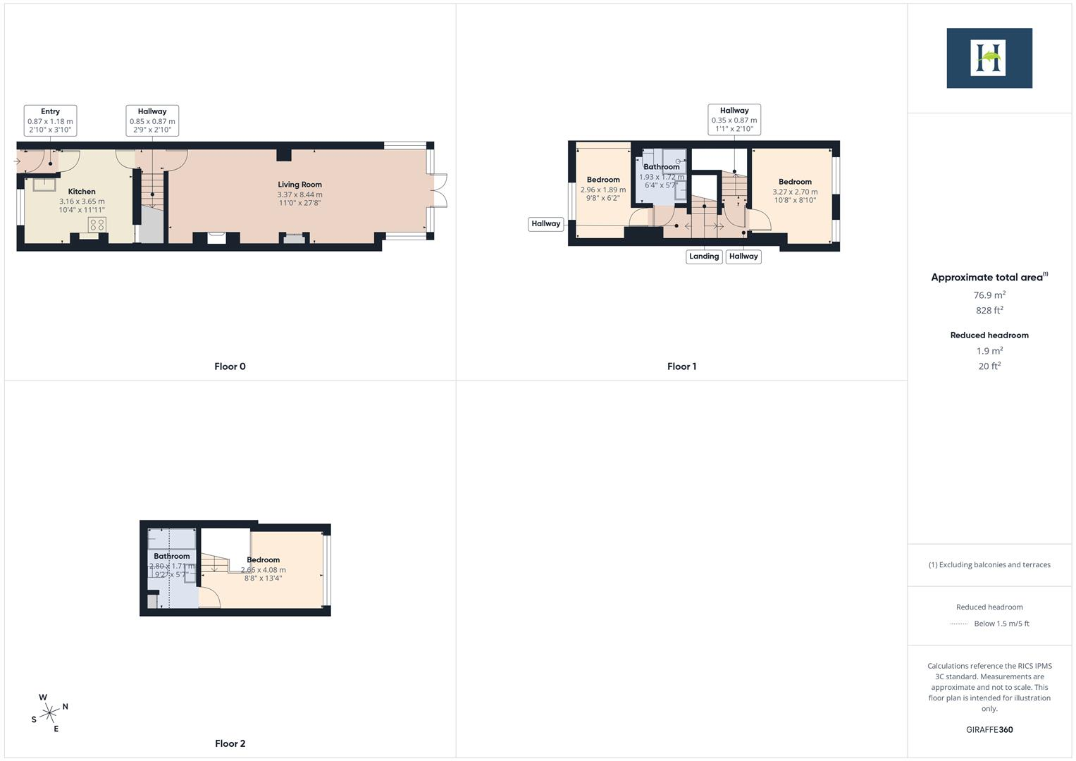 Irsha Street, Appledore floorplan