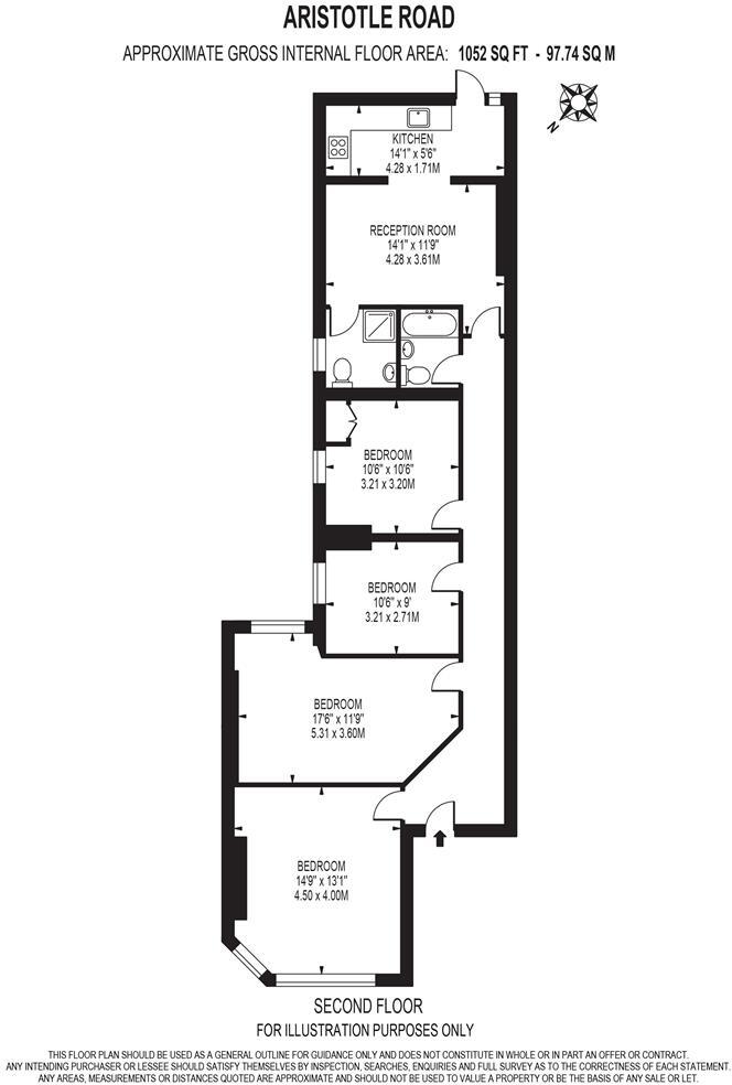 Aristotle Road, Clapham, London floorplan