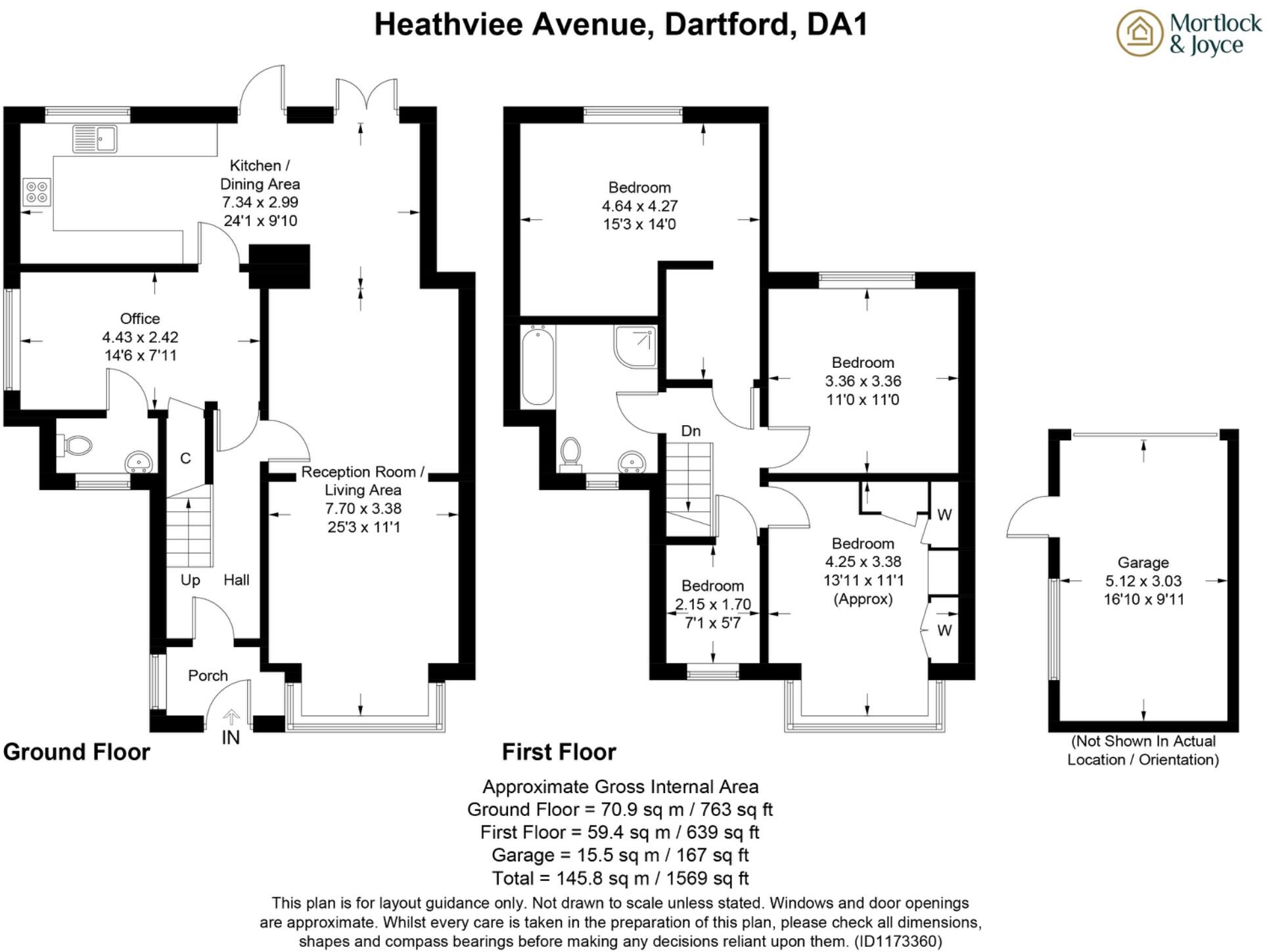 Heathview Avenue, Crayford, DA1 floorplan