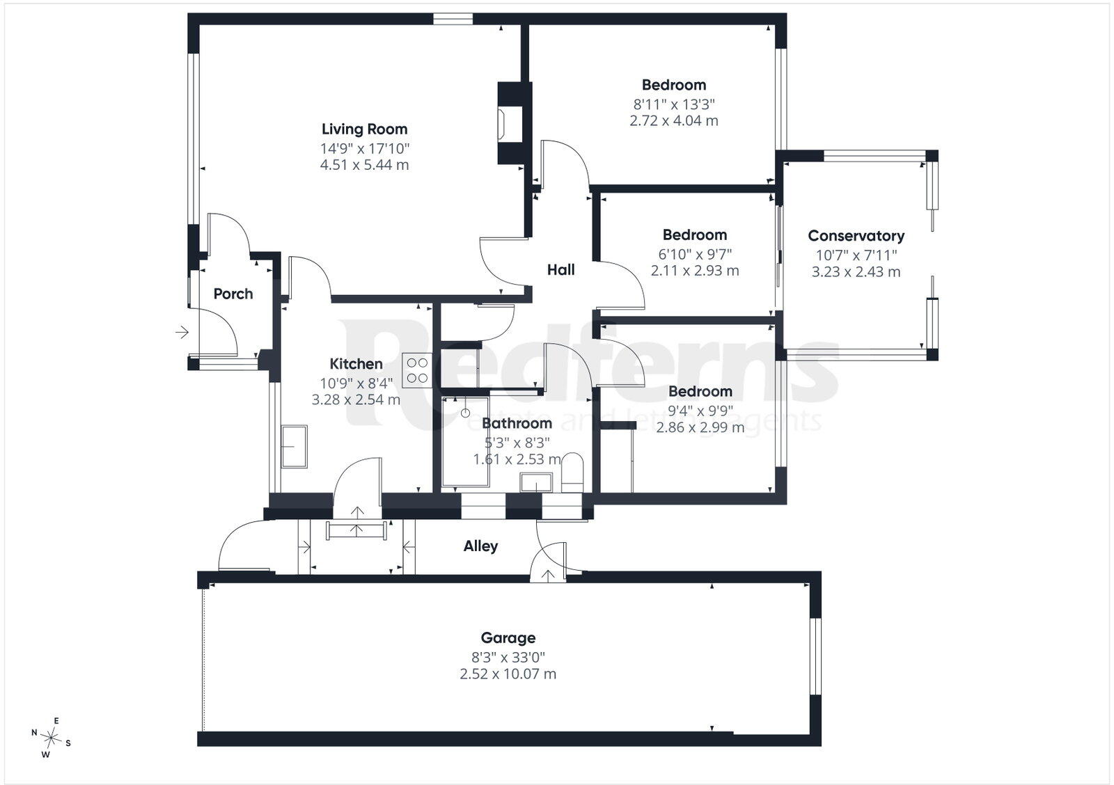 Barton Orchard, Tipton St. John floorplan