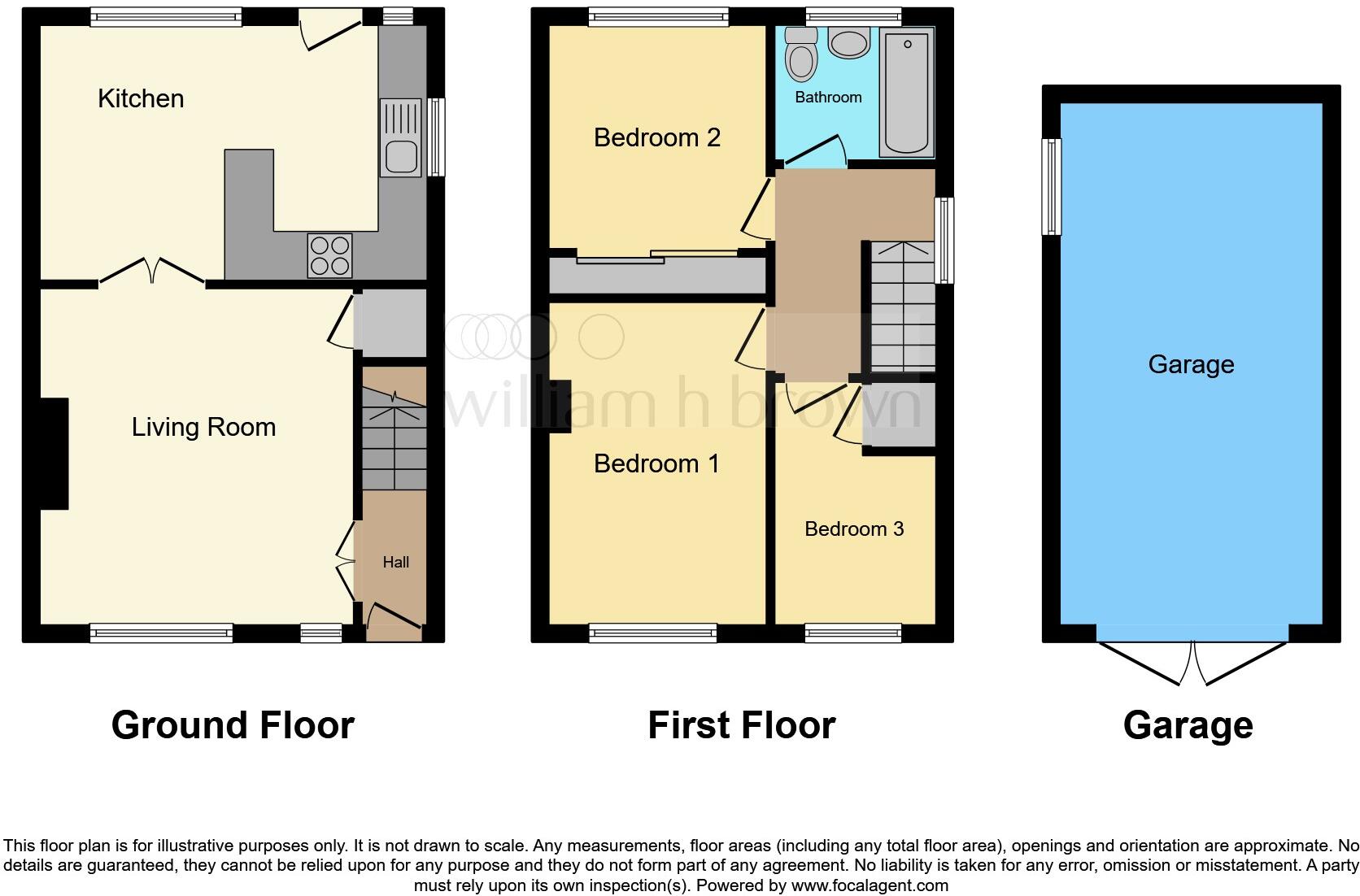 West Lea Grove, Yeadon, Leeds floorplan