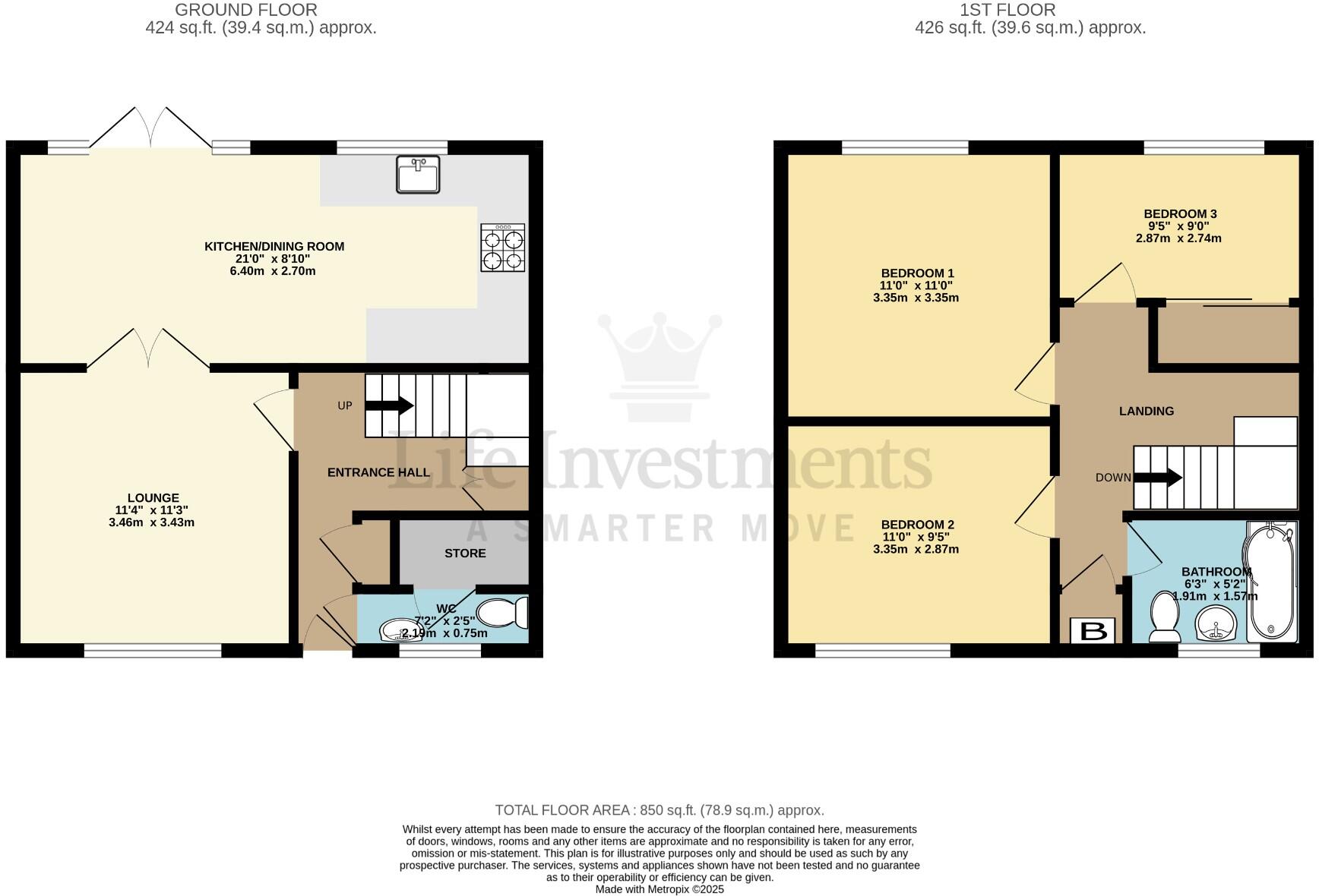 Coniston Close, Rugby, Warwickshire, CV21 floorplan