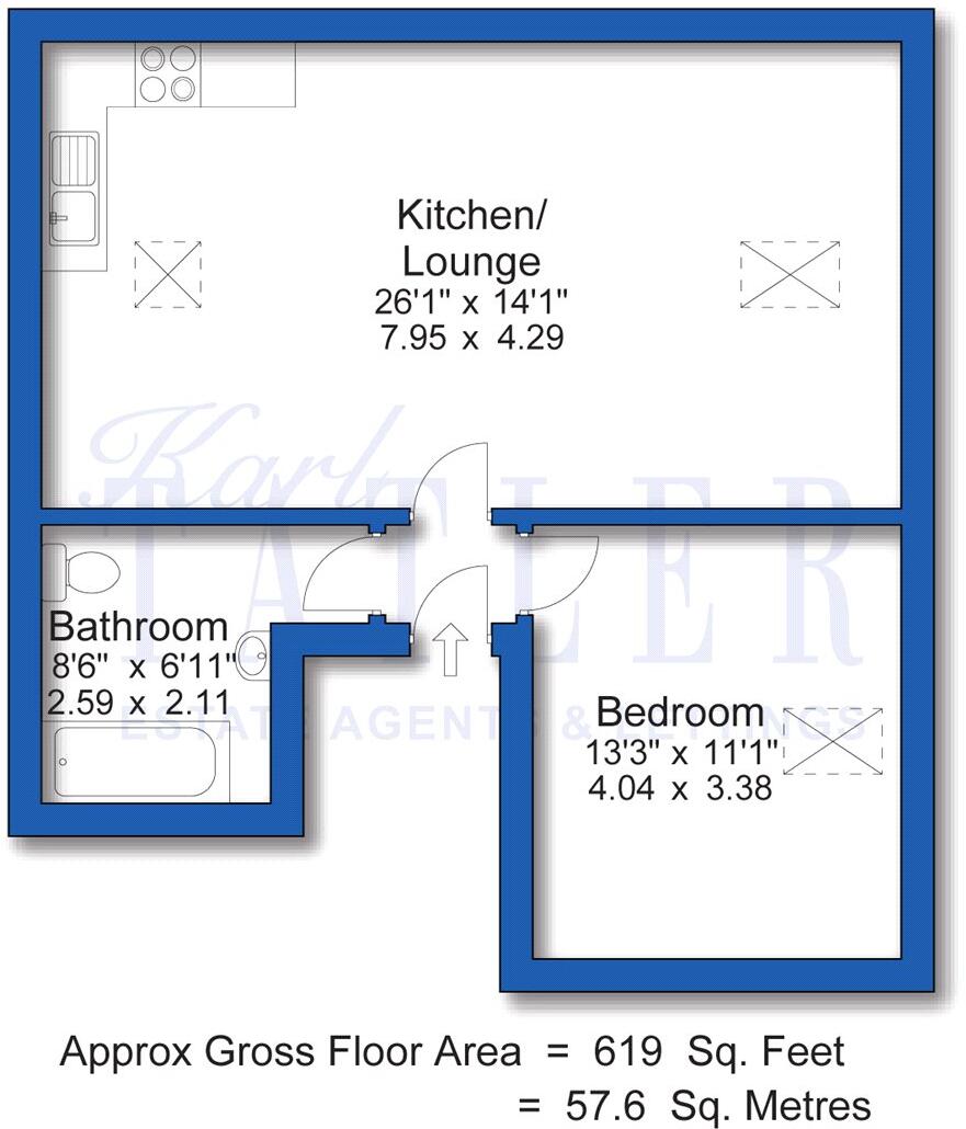 Church Place, Alderley Road, Hoylake floorplan