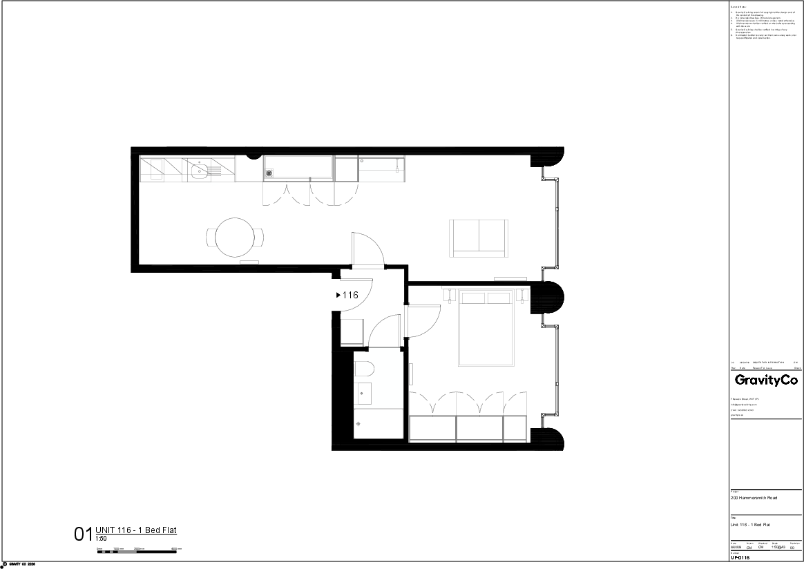 Gravity Co Hammersmith, W6, London floorplan