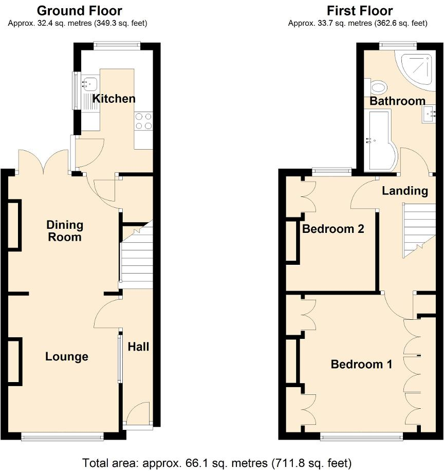 Walliker St, Hull, HU3 6BE floorplan