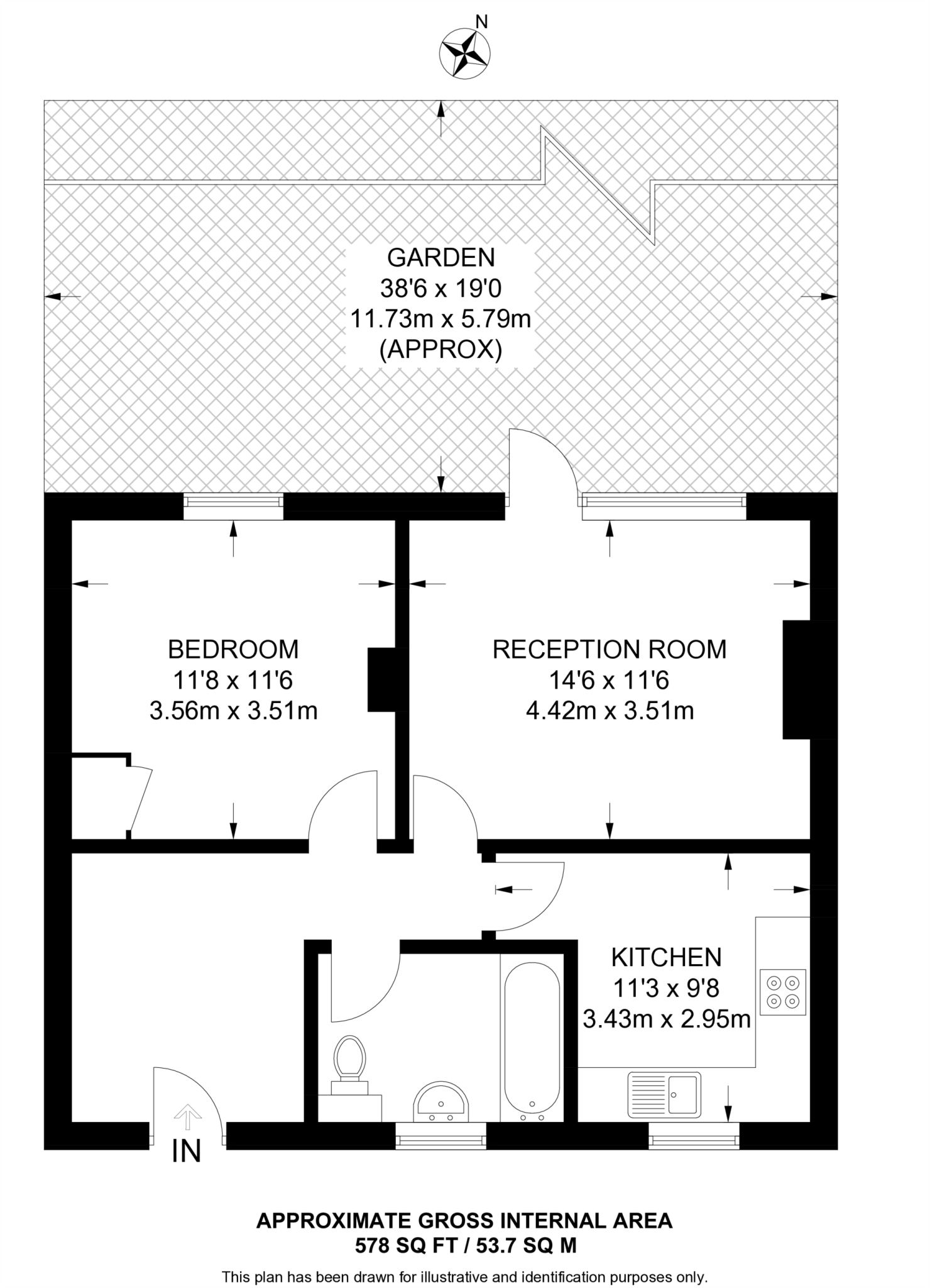 Hunter House, Nine Elms, London, SW8 floorplan