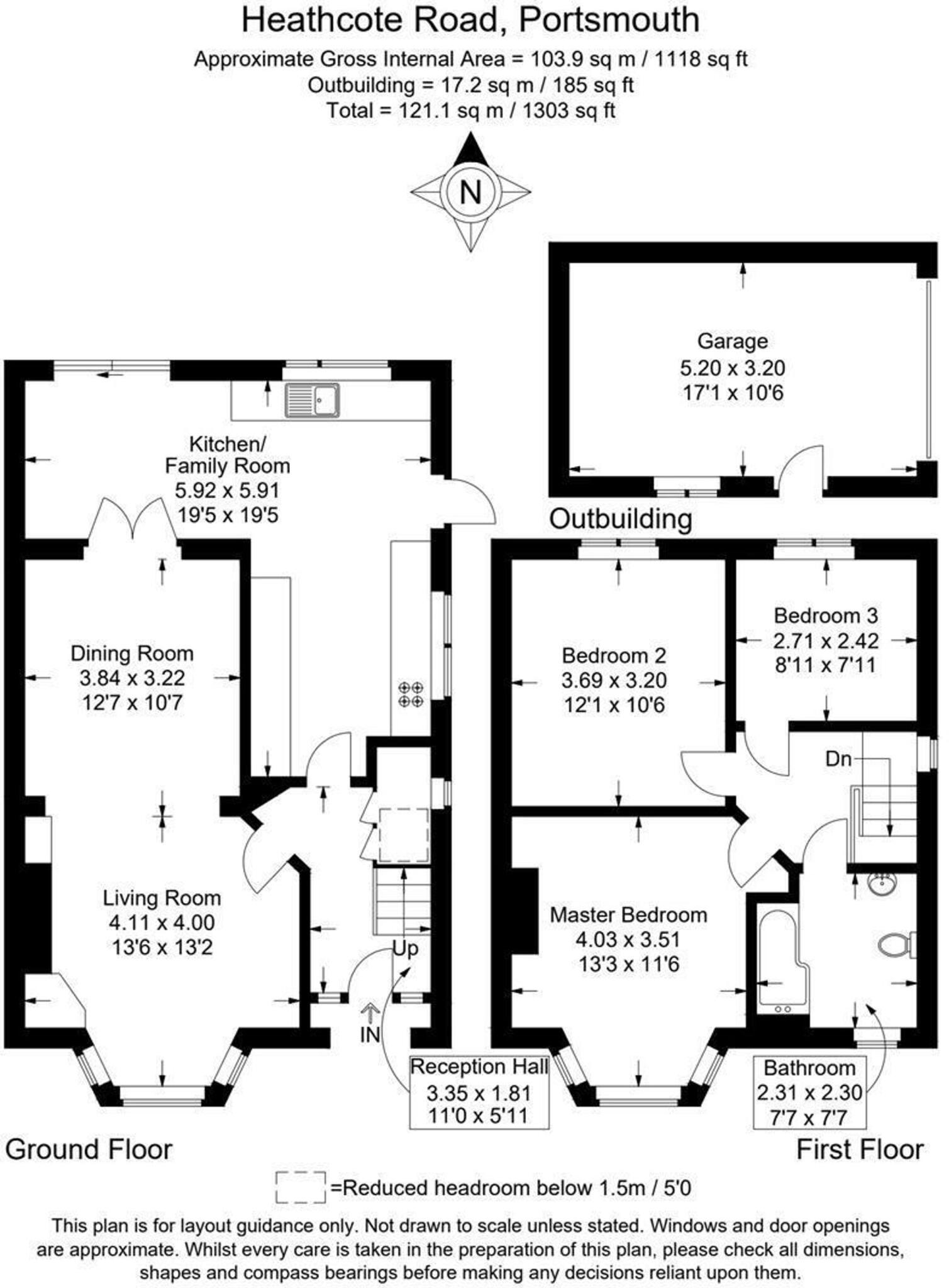Heathcote Road, Portsmouth, PO2 floorplan