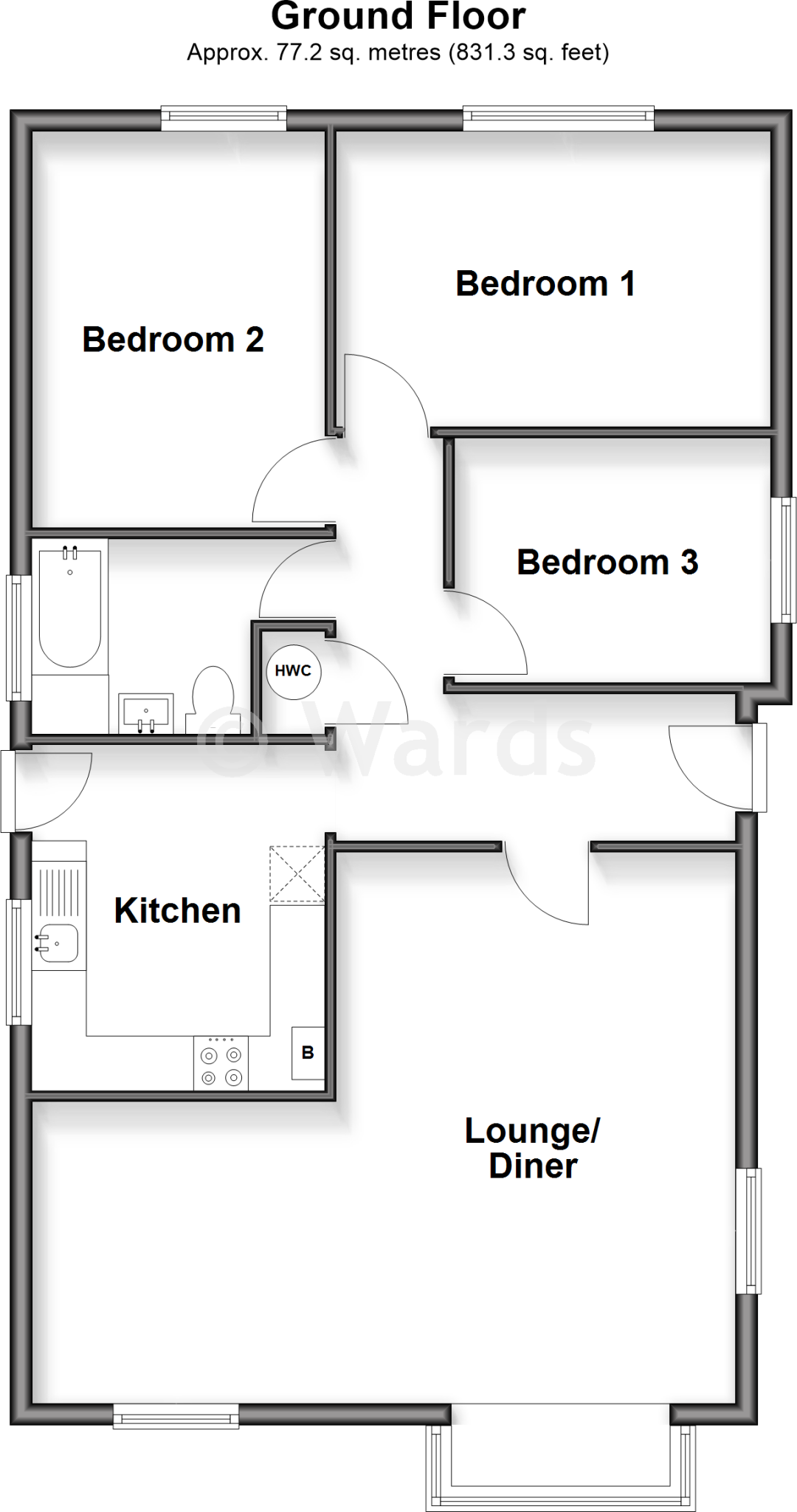 Rolfe Lane, New Romney, Kent floorplan