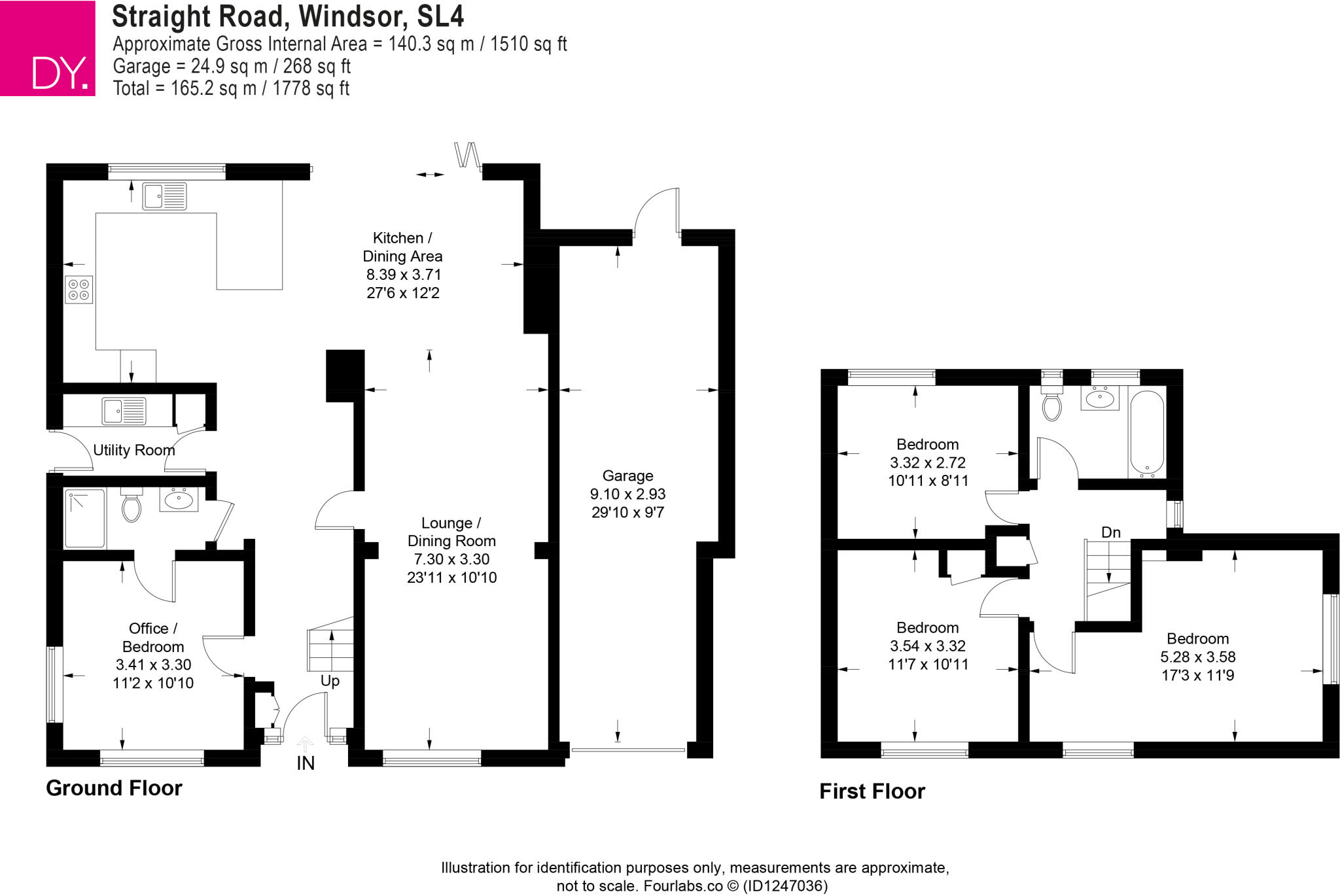 Straight Road, Old Windsor, Windsor, Berkshire, SL4 floorplan