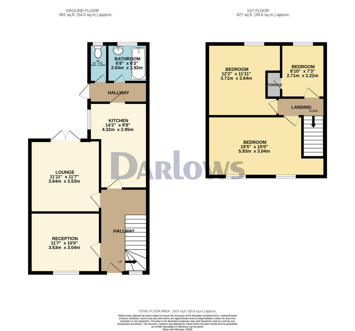 Birchwood Avenue, Pontypridd floorplan