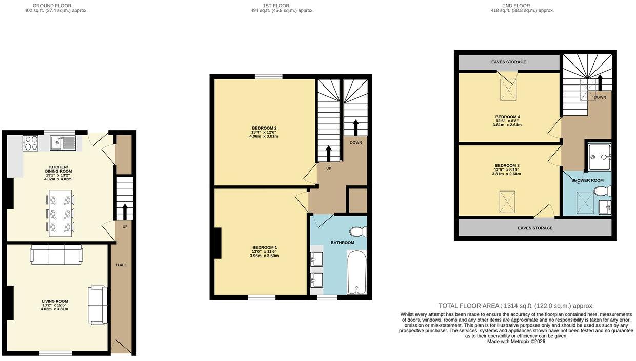 New Street, Cockermouth, CA13 floorplan