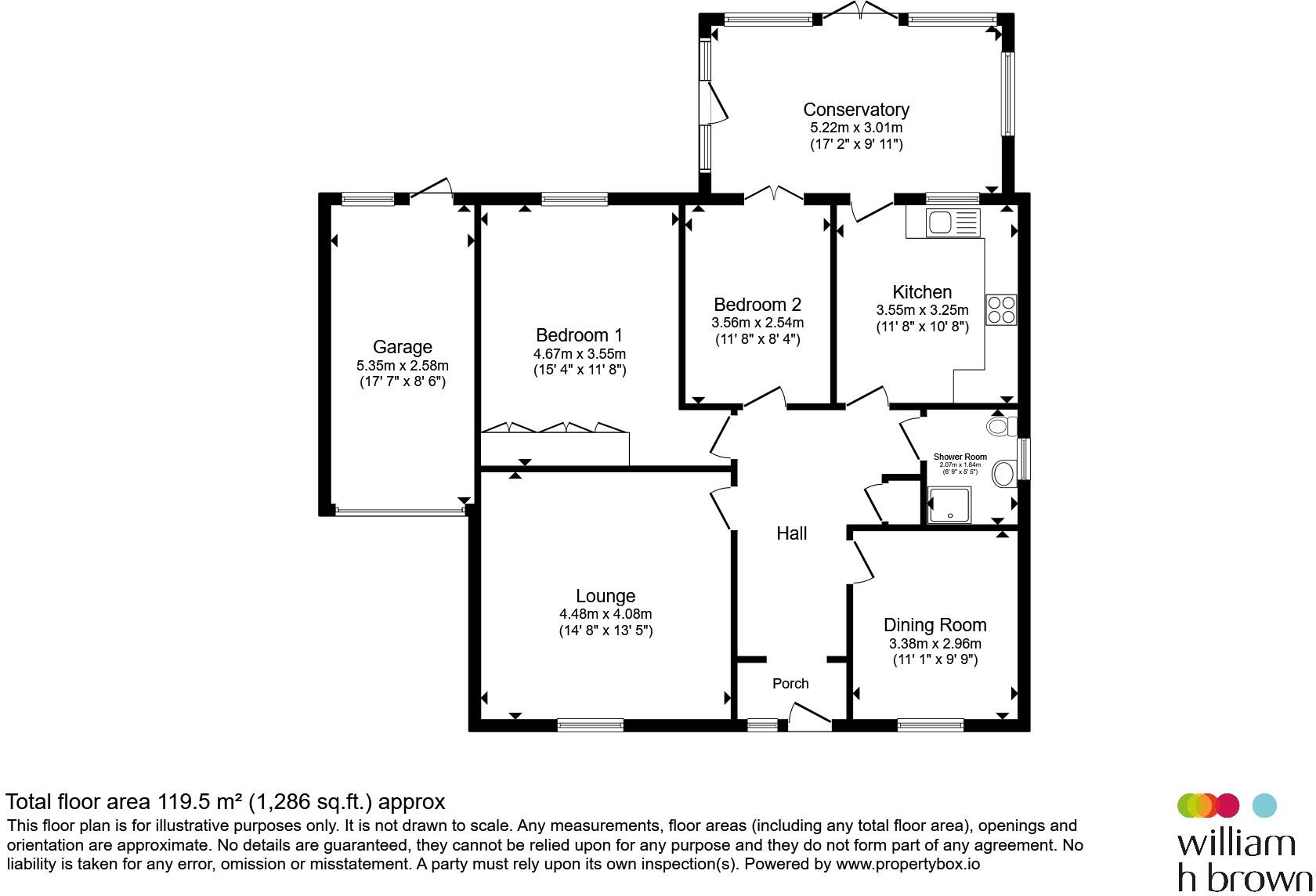 Woodlands, Long Sutton, Spalding floorplan