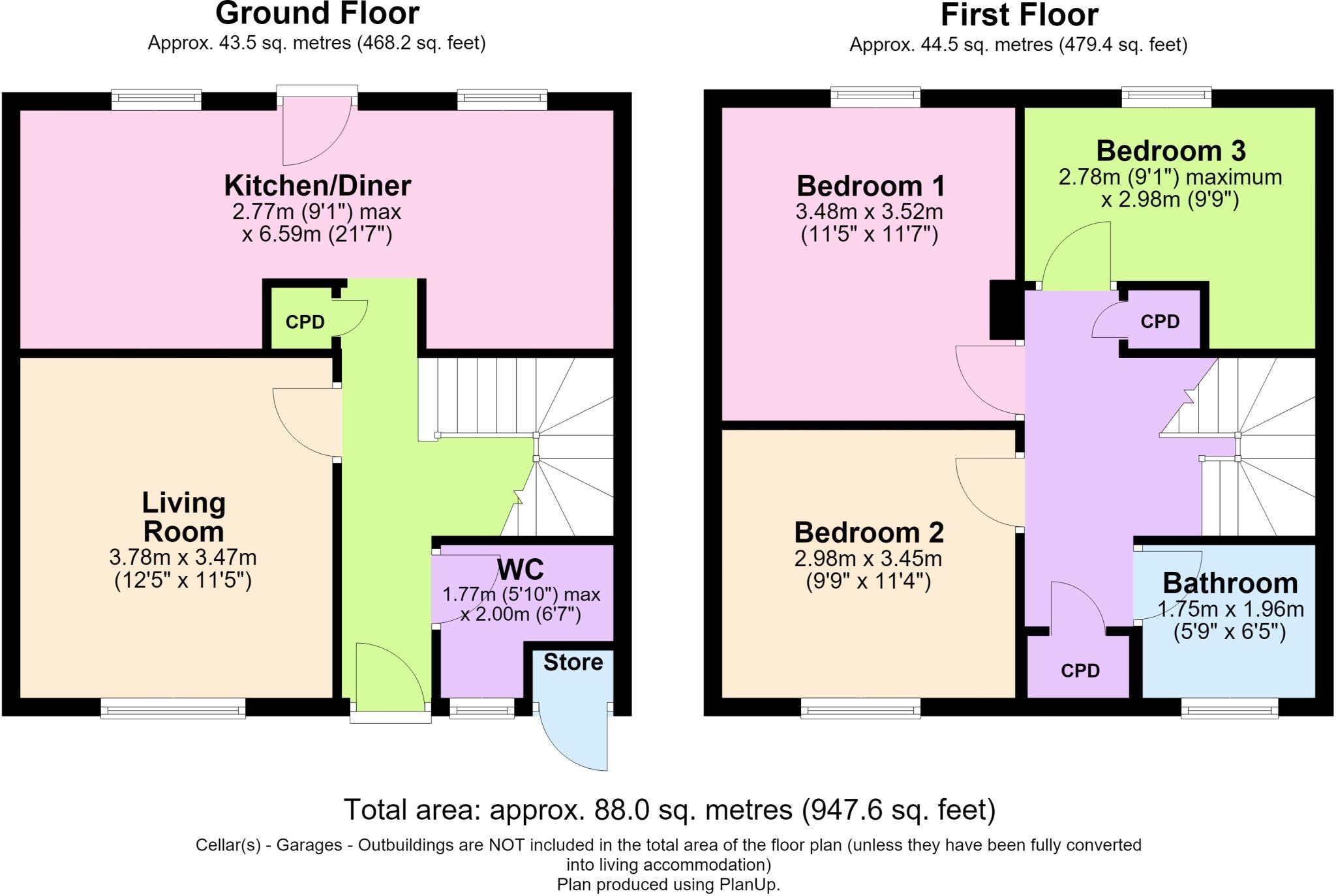 Windflower Place, Ecton Brook, Northampton  floorplan