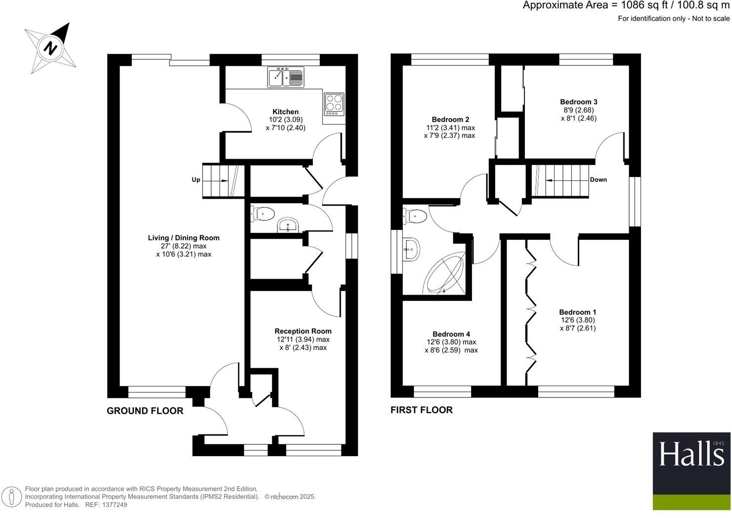69 White Hart, Shrewsbury, SY3 7TE floorplan