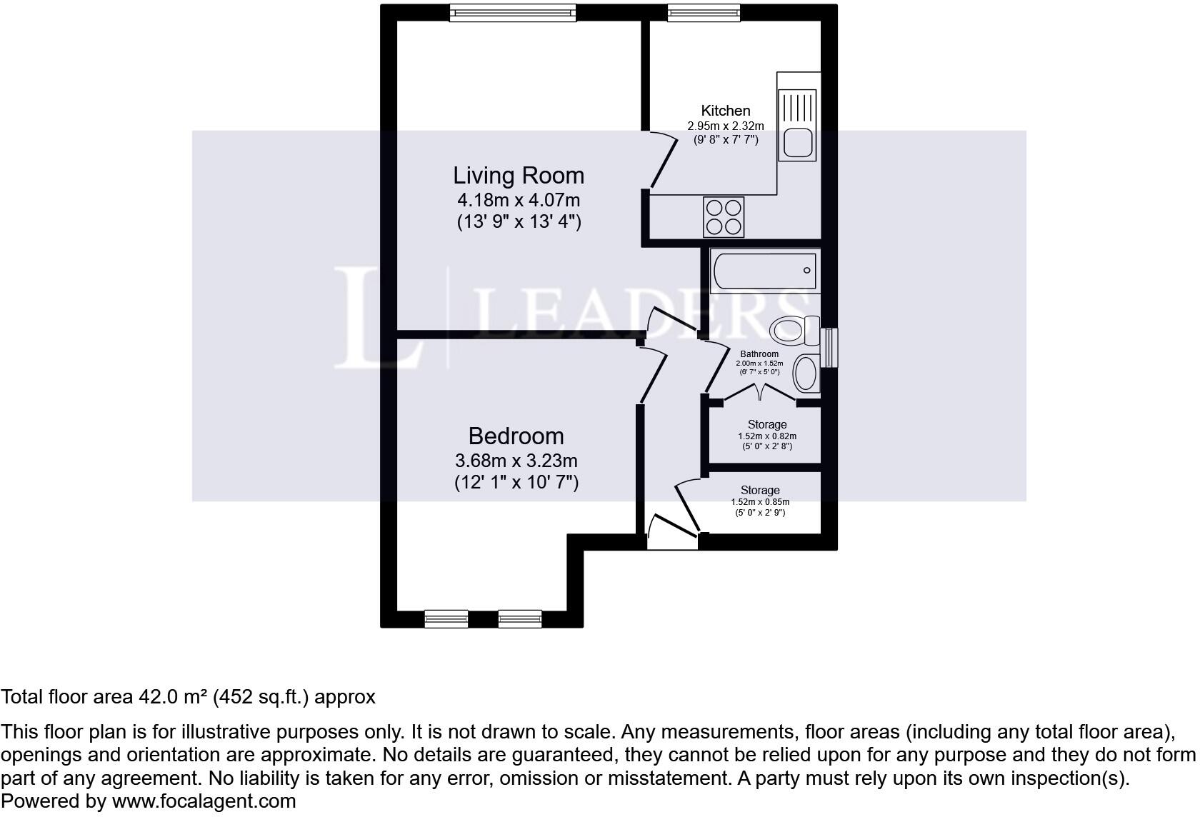Gilbert Court, 104 Bargates, BH23 floorplan