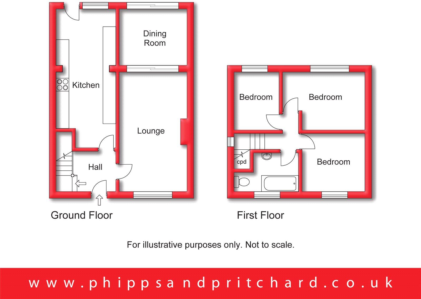 97, Wolverhampton Road, Kidderminster, Worcestershire floorplan