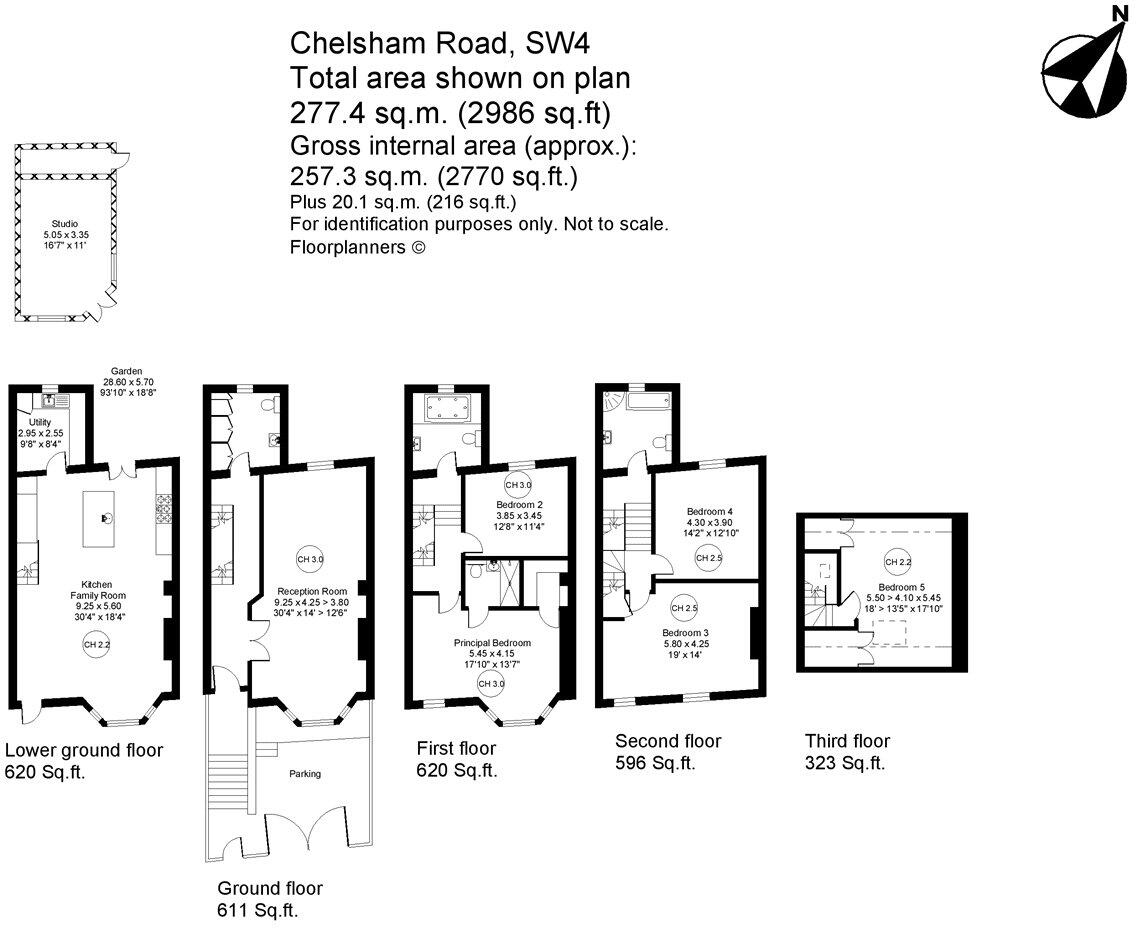 Chelsham Road, London, SW4 floorplan