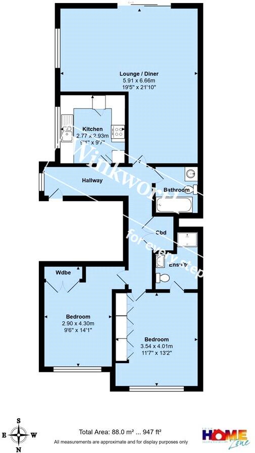 Wortley Road, Highcliffe, Christchurch, Dorset, BH23 floorplan