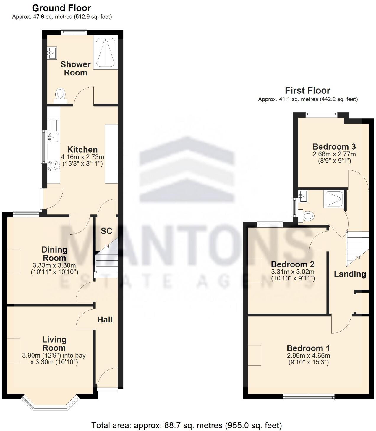 Biscot Road, Luton, Bedfordshire, LU3 1AX floorplan