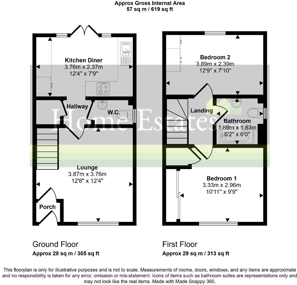 Calvert Lane, Hull, HU4 6DF floorplan