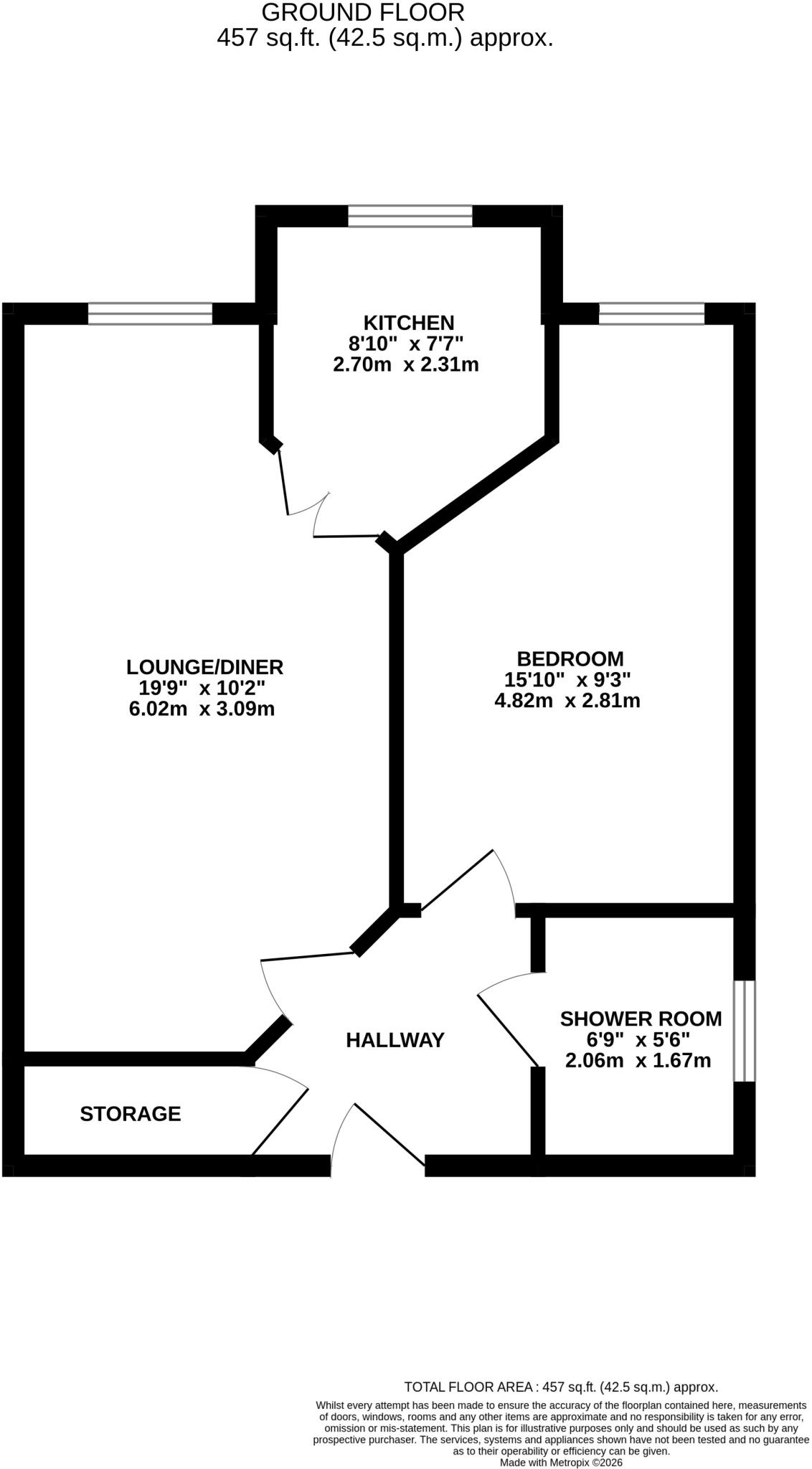 Granville Road, Meads, Eastbourne floorplan