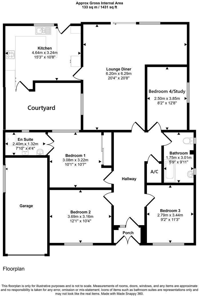 Hook floorplan