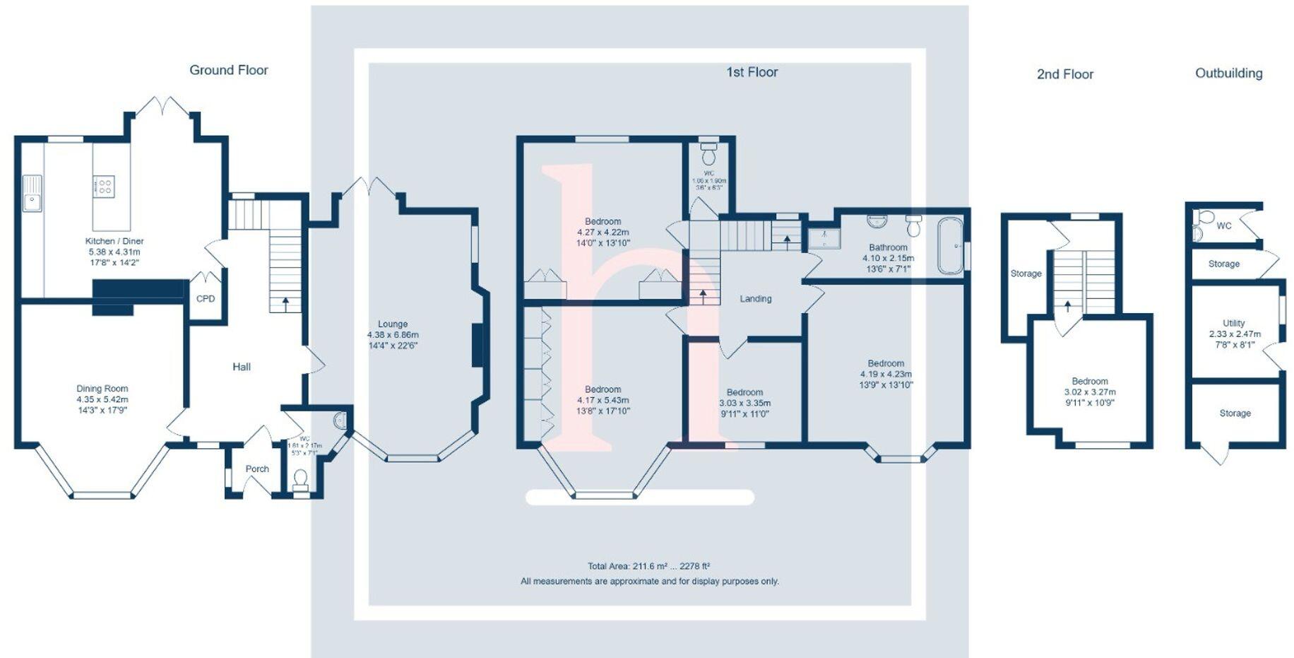 Shrewsbury Road, Oxton, CH43 floorplan