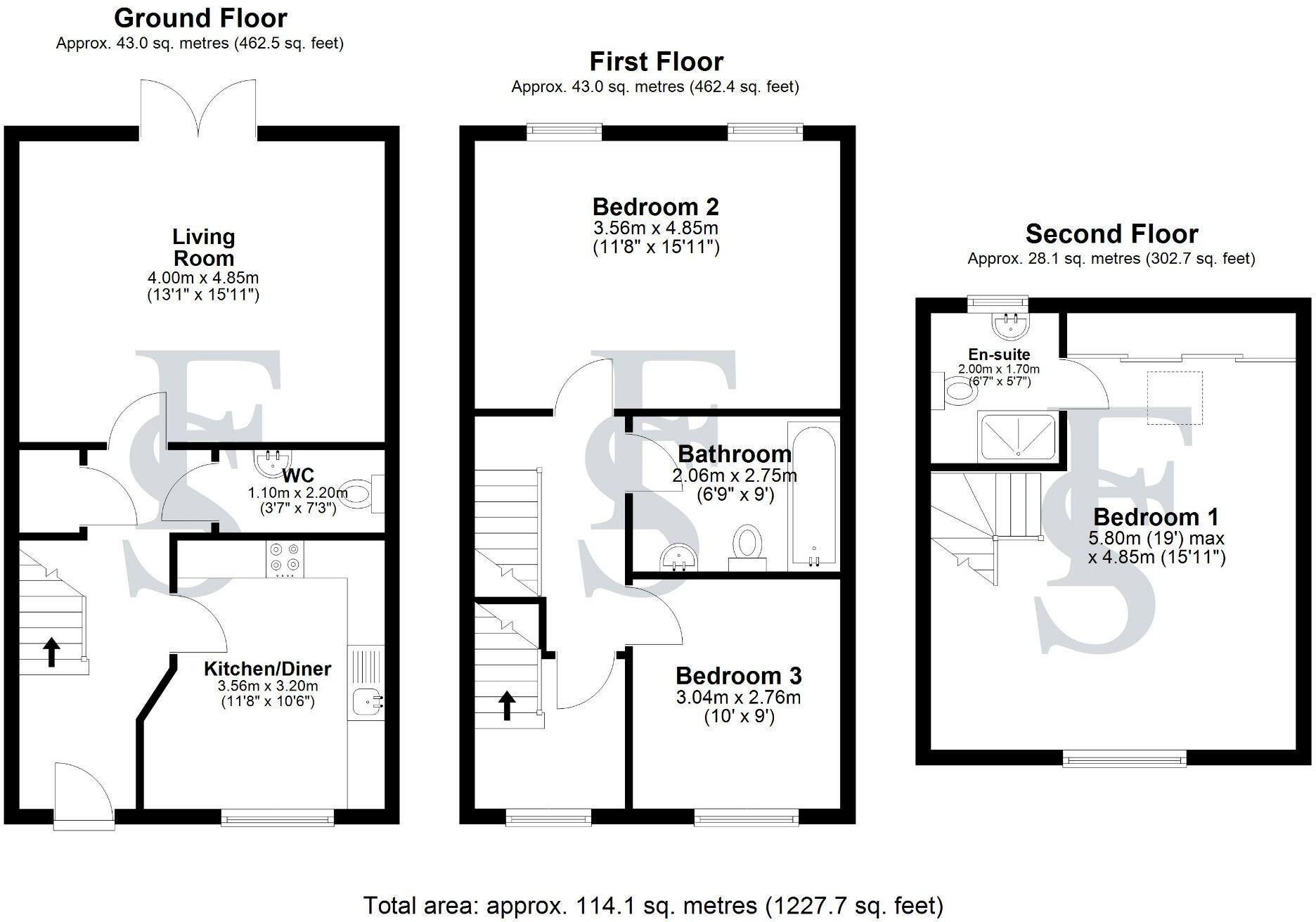 Hebden Drive, Hamilton floorplan