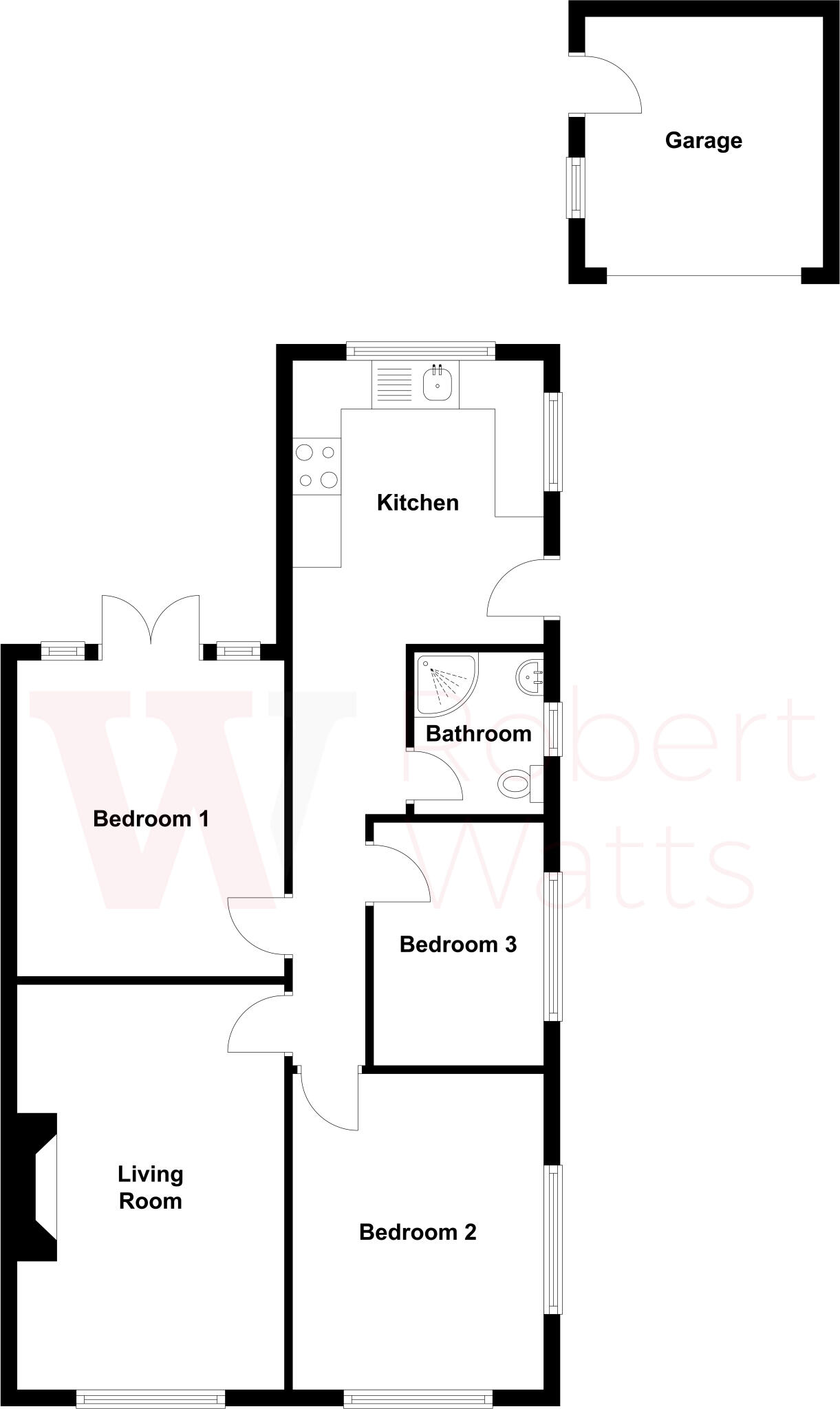 Delmont Close, White Lee, Batley, WF17 floorplan