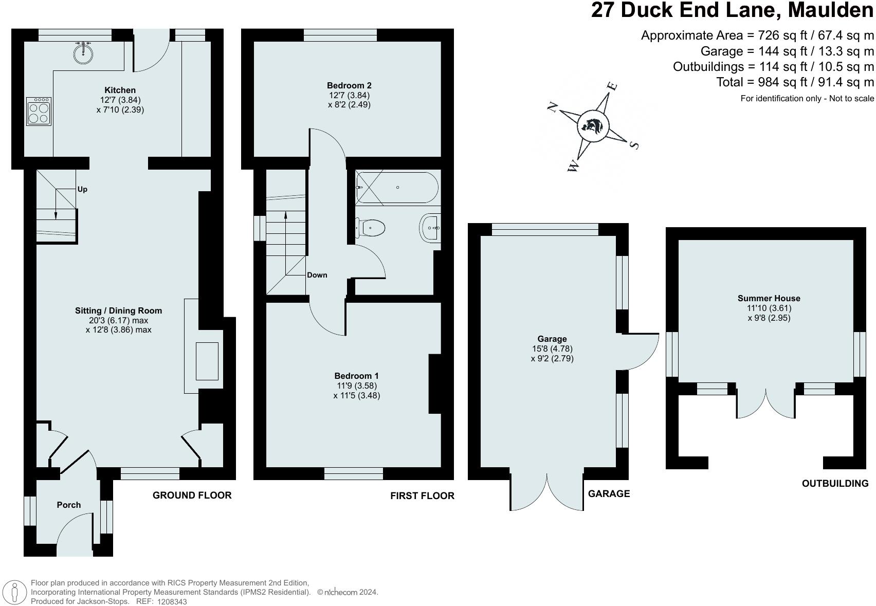 Duck End Lane, Maulden, Bedfordshire, MK45 floorplan