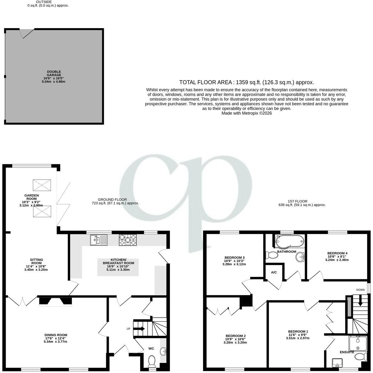 The Cloisters, Ampthill, Bedford, MK45 floorplan