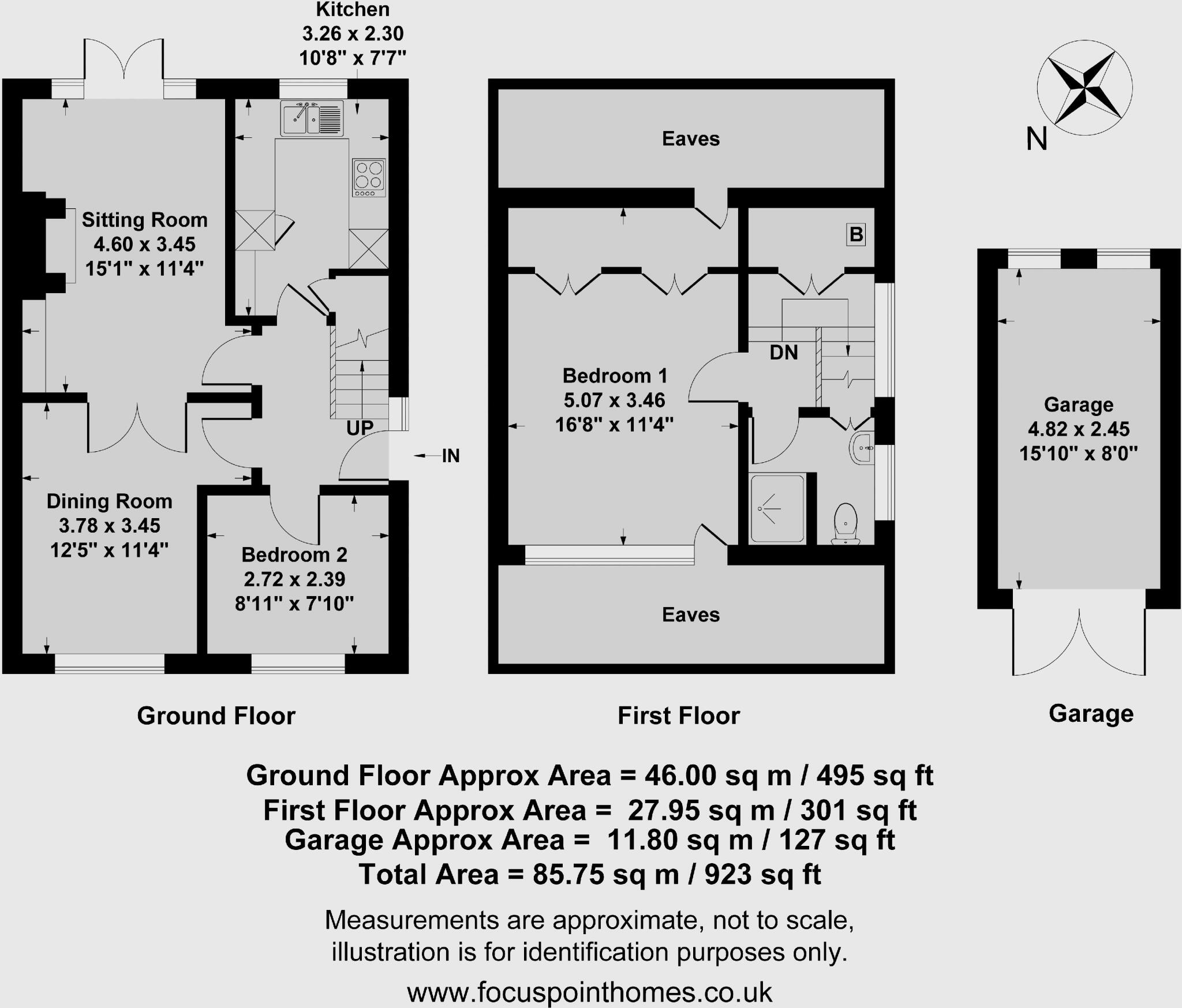 6, Keyser Road, Bodicote  floorplan