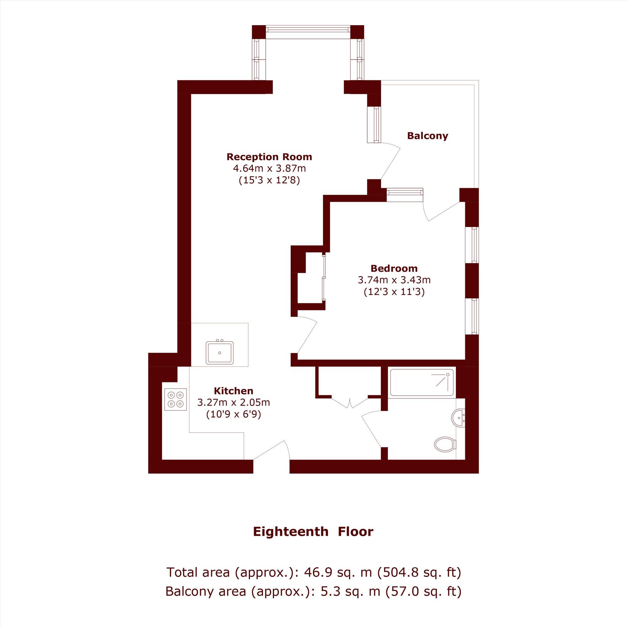 Fountain Park Way, White City floorplan