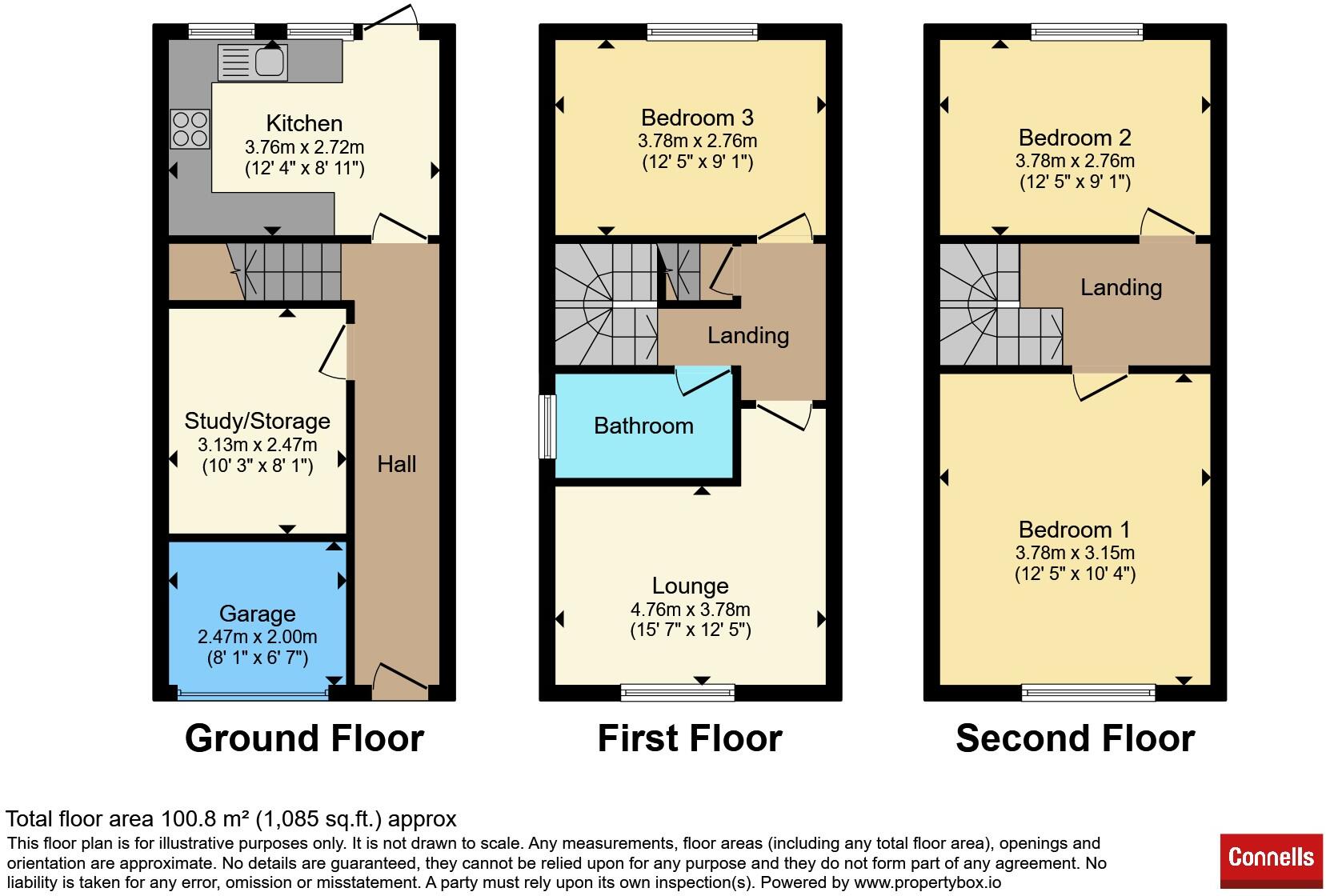Chetwode Avenue, Monkston, Milton Keynes floorplan