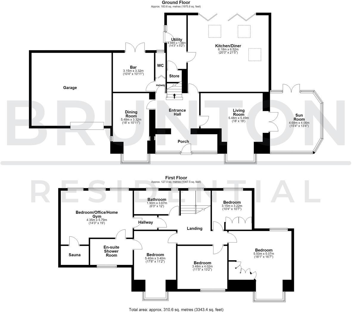 Keskadale, Woolsington, NE13 floorplan