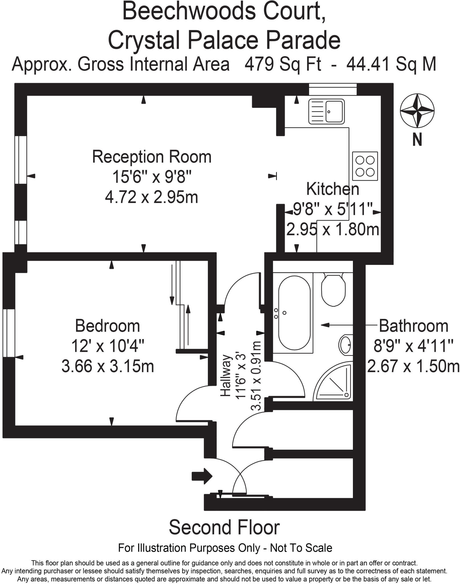 3, Crystal Palace Parade, London, SE19 floorplan