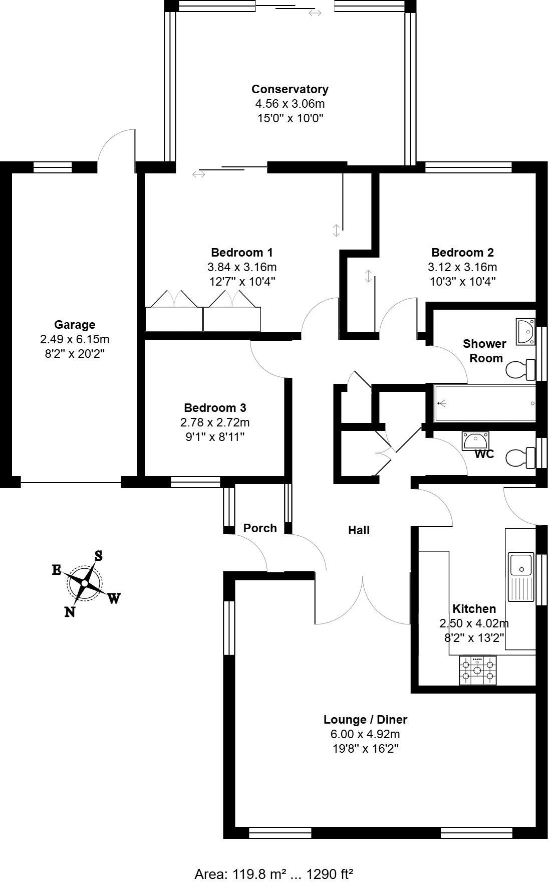 Thornbury, Bristol floorplan