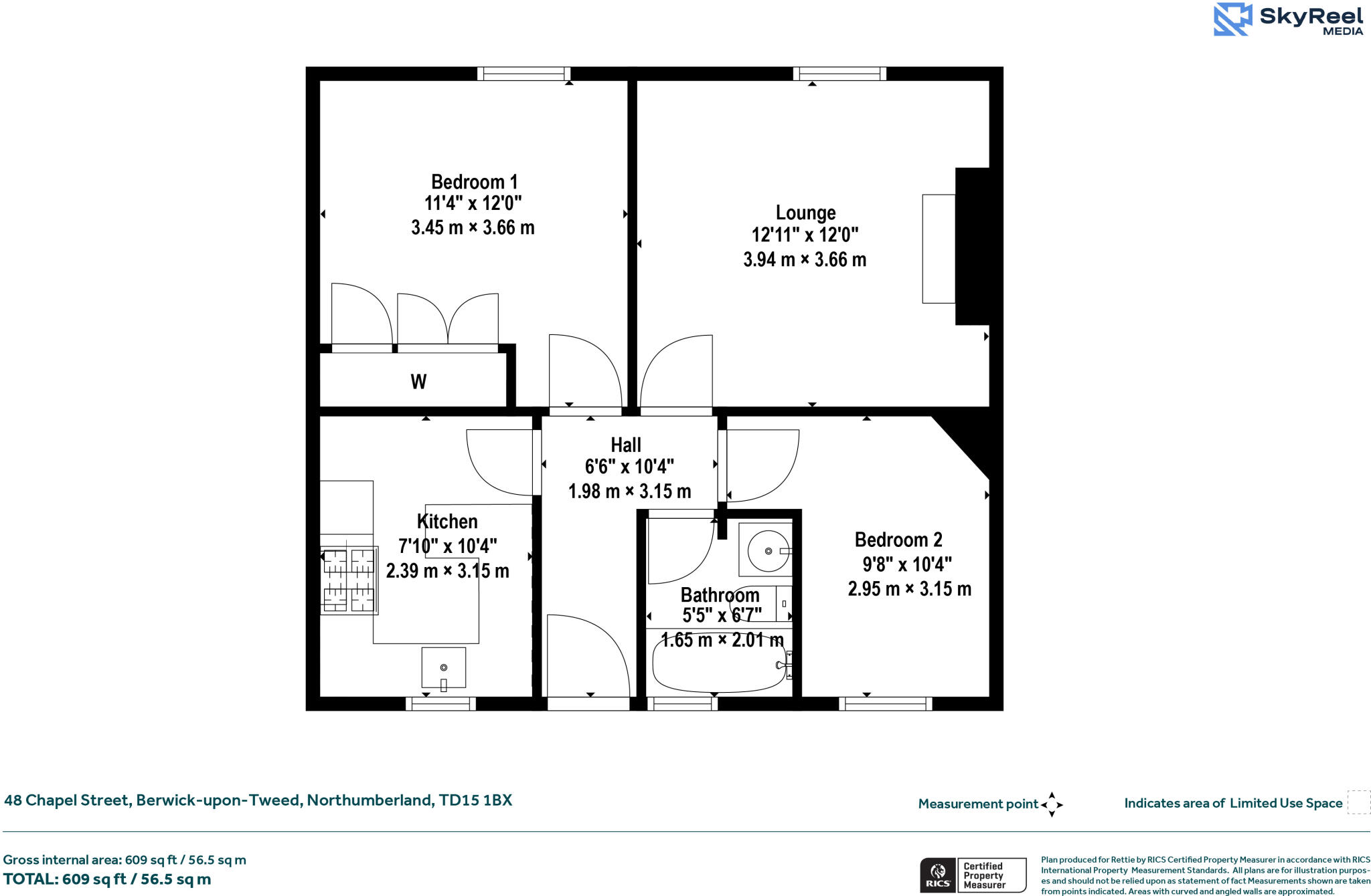 Chapel Street, Berwick-upon-Tweed, Northumberland floorplan