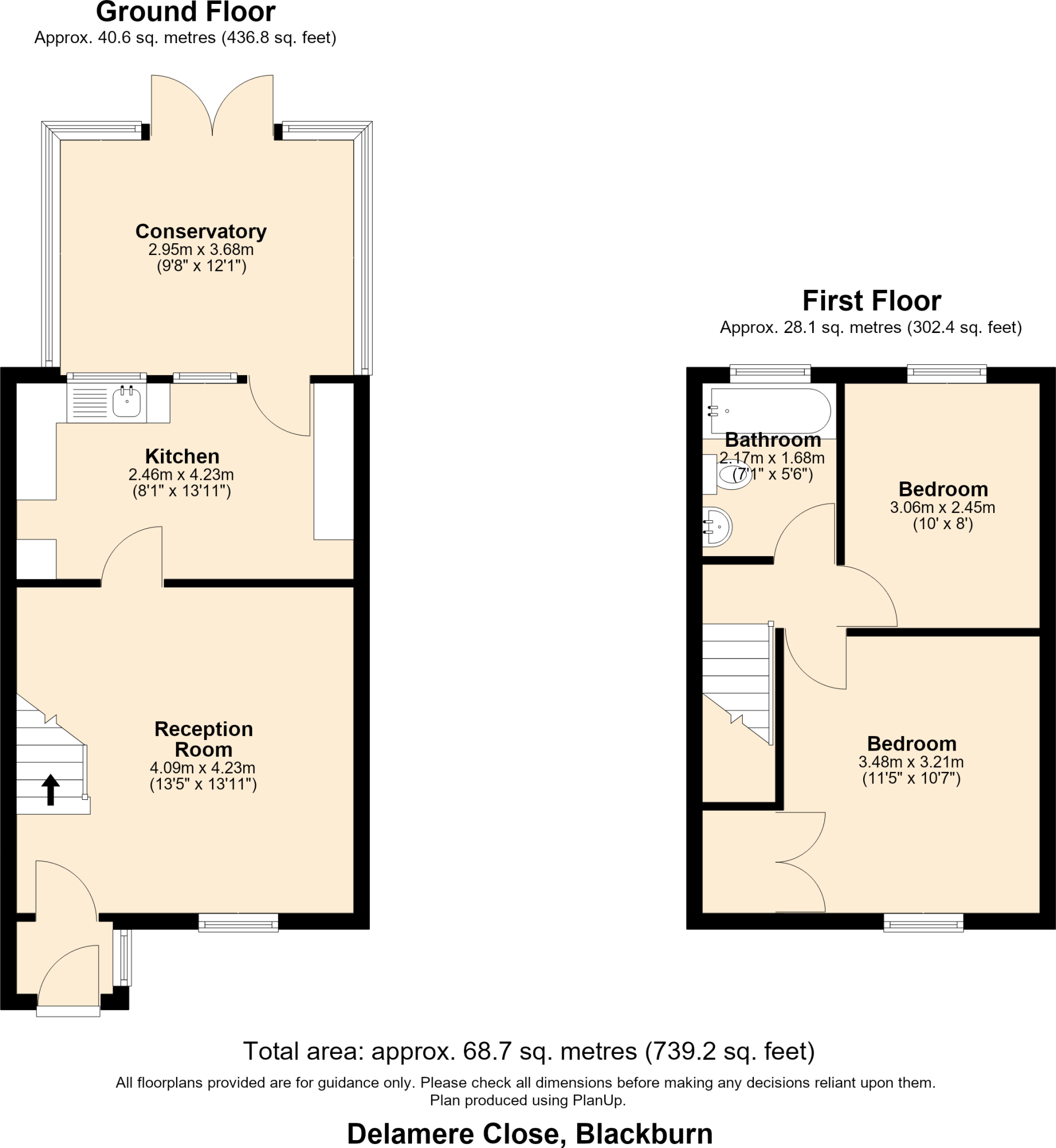 Delamere Close, Blackburn floorplan