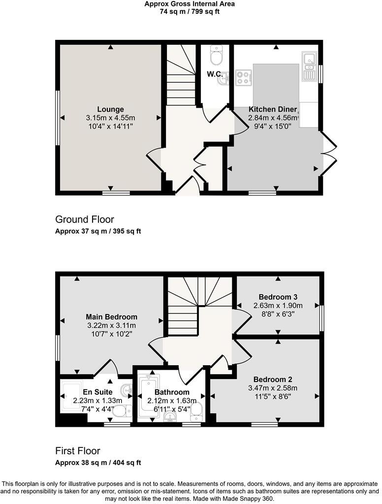 Hackworth Close, Silsden floorplan