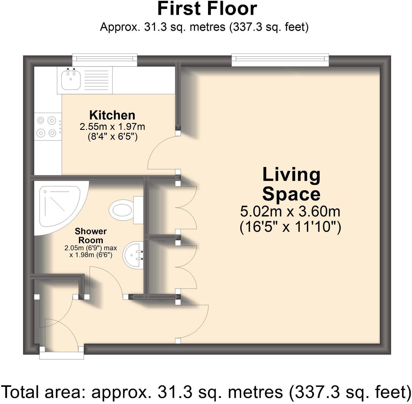 Endcliffe Vale Road, Hallam Chase, S10 floorplan