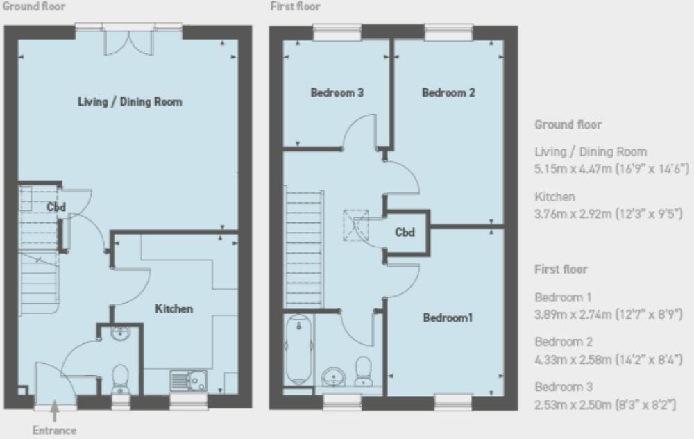 Greensand Close, Potton, Sandy floorplan