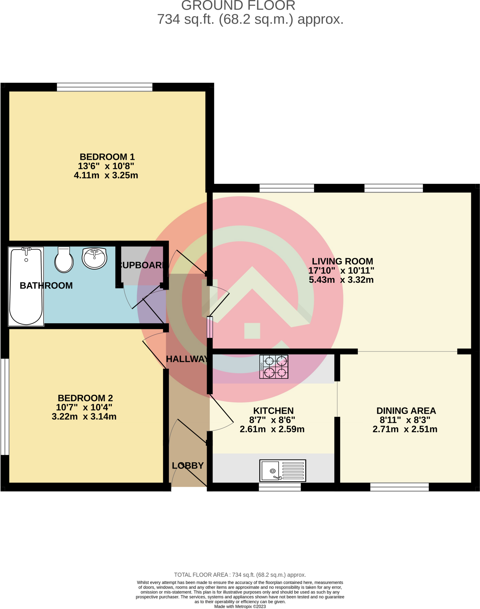 Southlake Court, Woodley, RG5 3SQ floorplan
