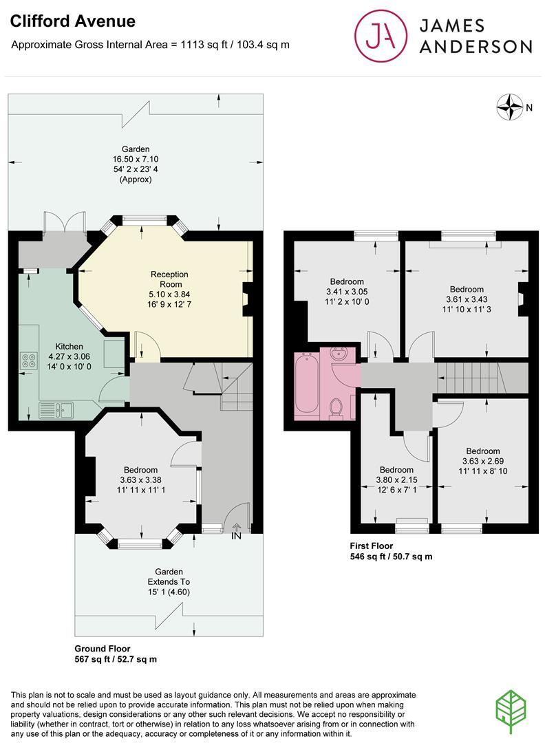 Clifford Avenue, East Sheen, SW14 floorplan