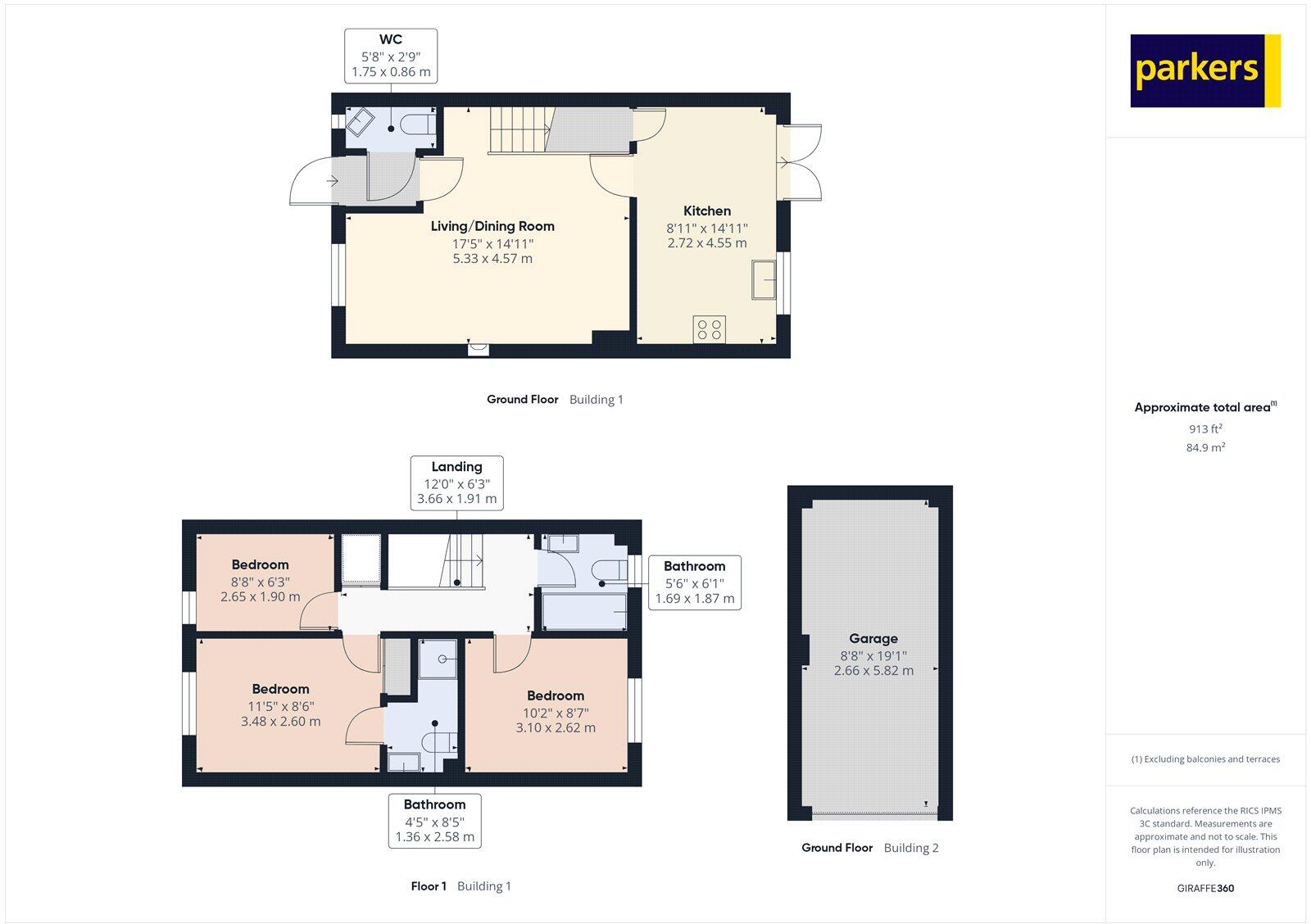 Bitterne Avenue, Tilehurst, Reading, Berkshire, RG31 floorplan