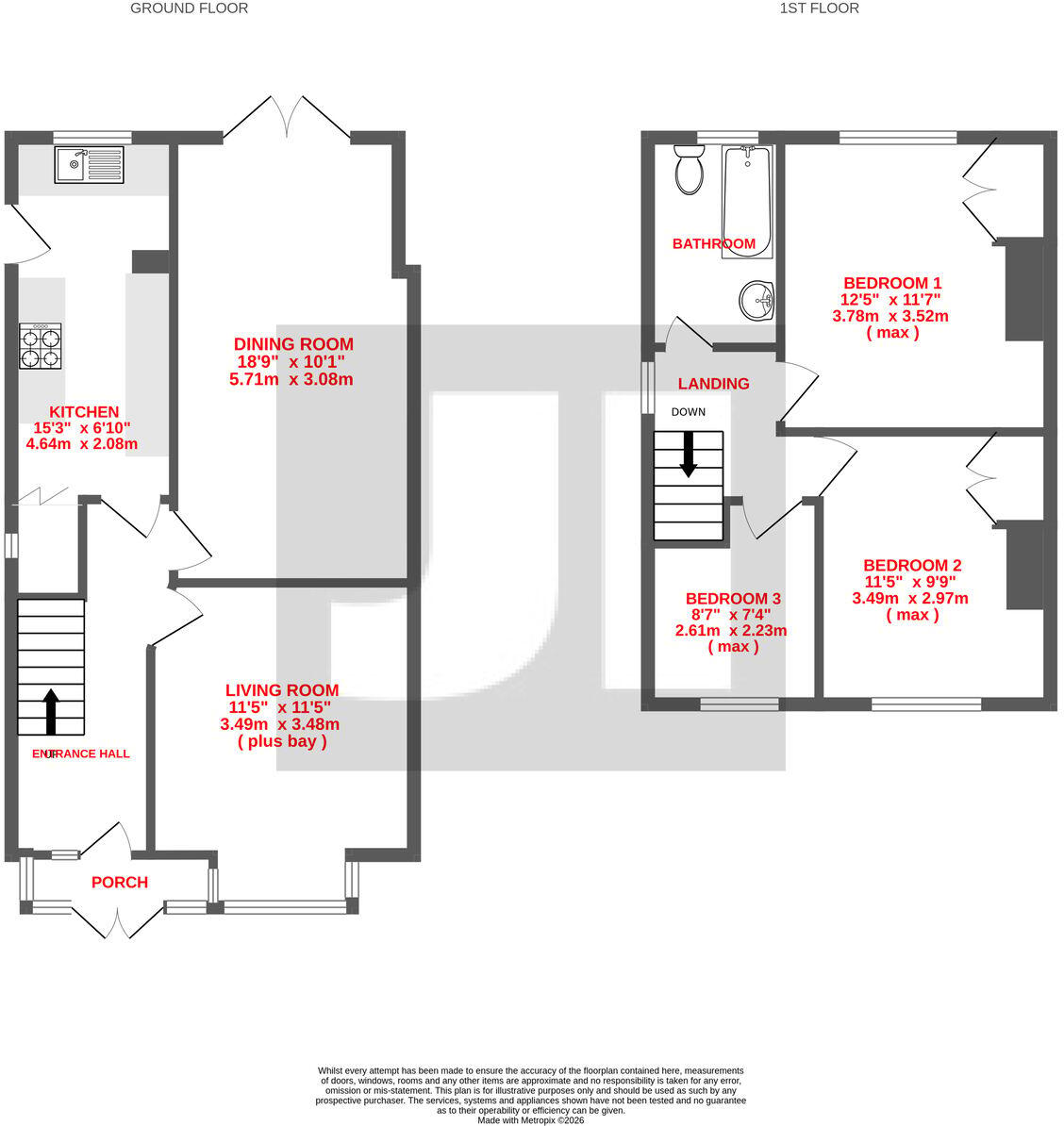 Nab Wood Crescent, Nab Wood, Shipley, BD18 floorplan