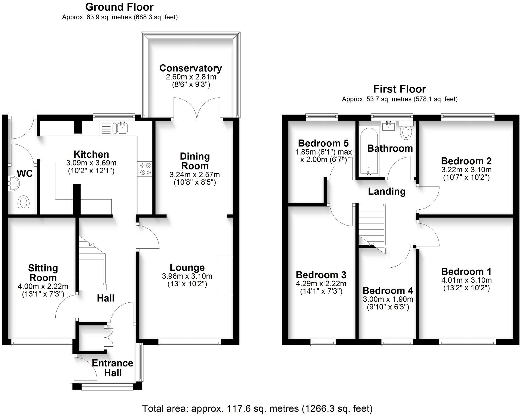 Jestyn Close, Dinas Powys, The Vale Of Glamorgan. CF64 floorplan