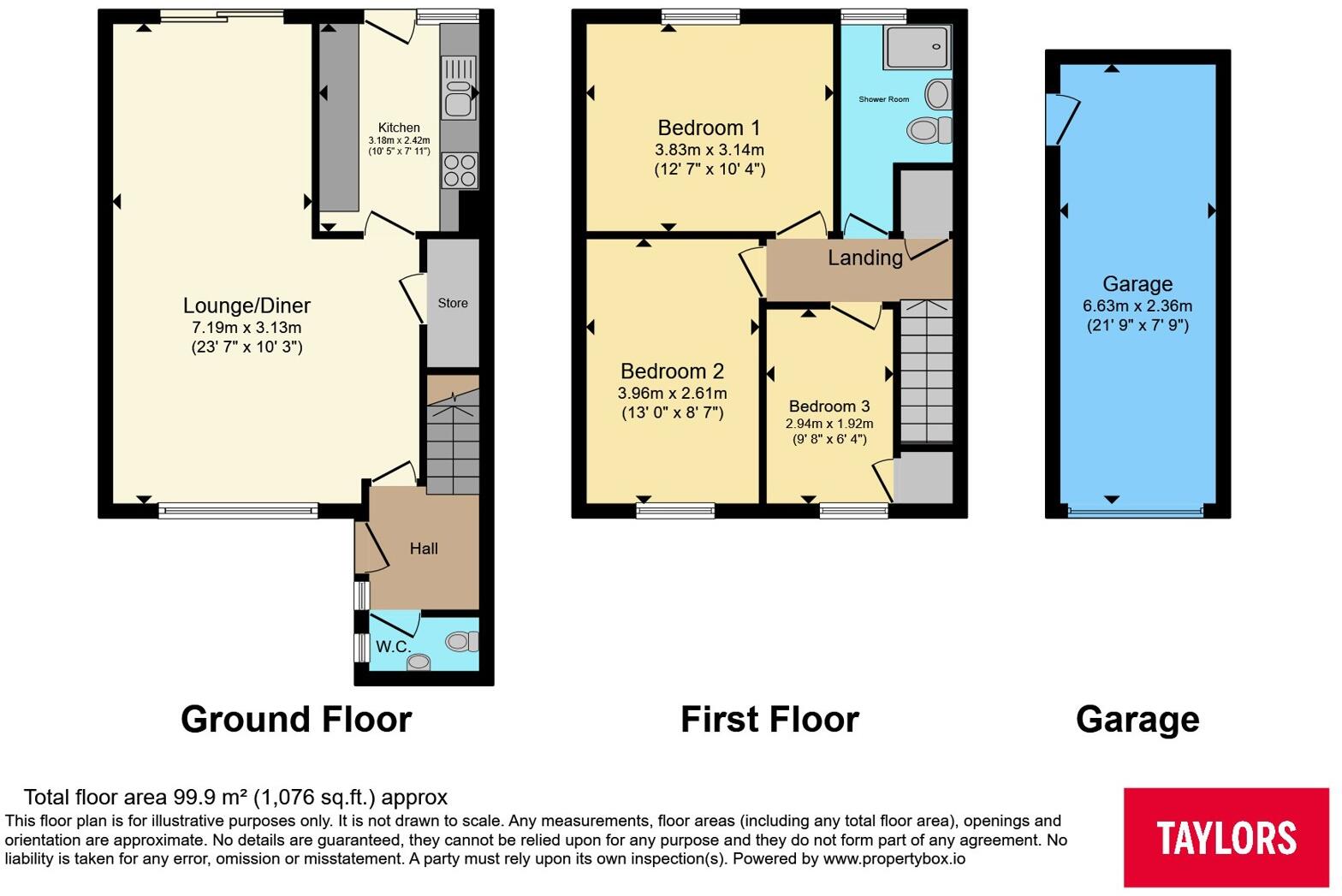 Royle Gardens, Bedford, Bedfordshire, MK42 floorplan