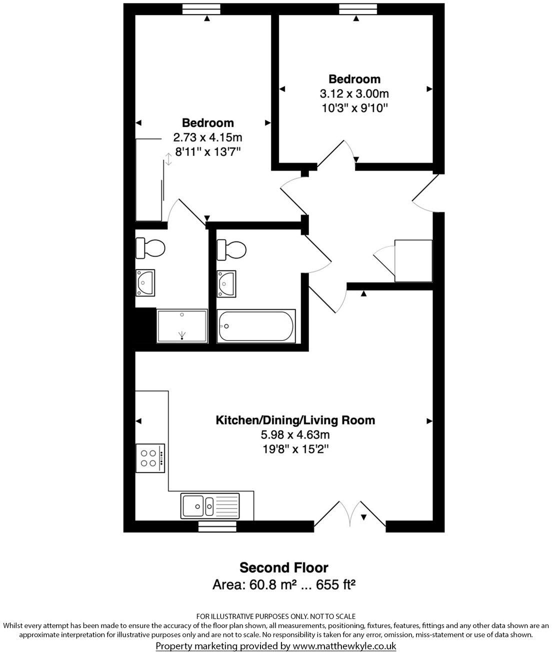 Sanville Gardens, Stanstead Abbotts, SG12 floorplan
