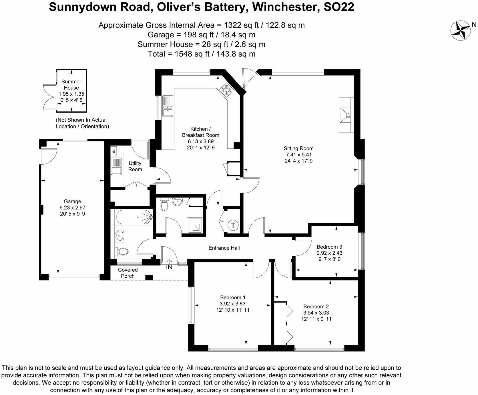 Sunnydown Road, Winchester, SO22 floorplan